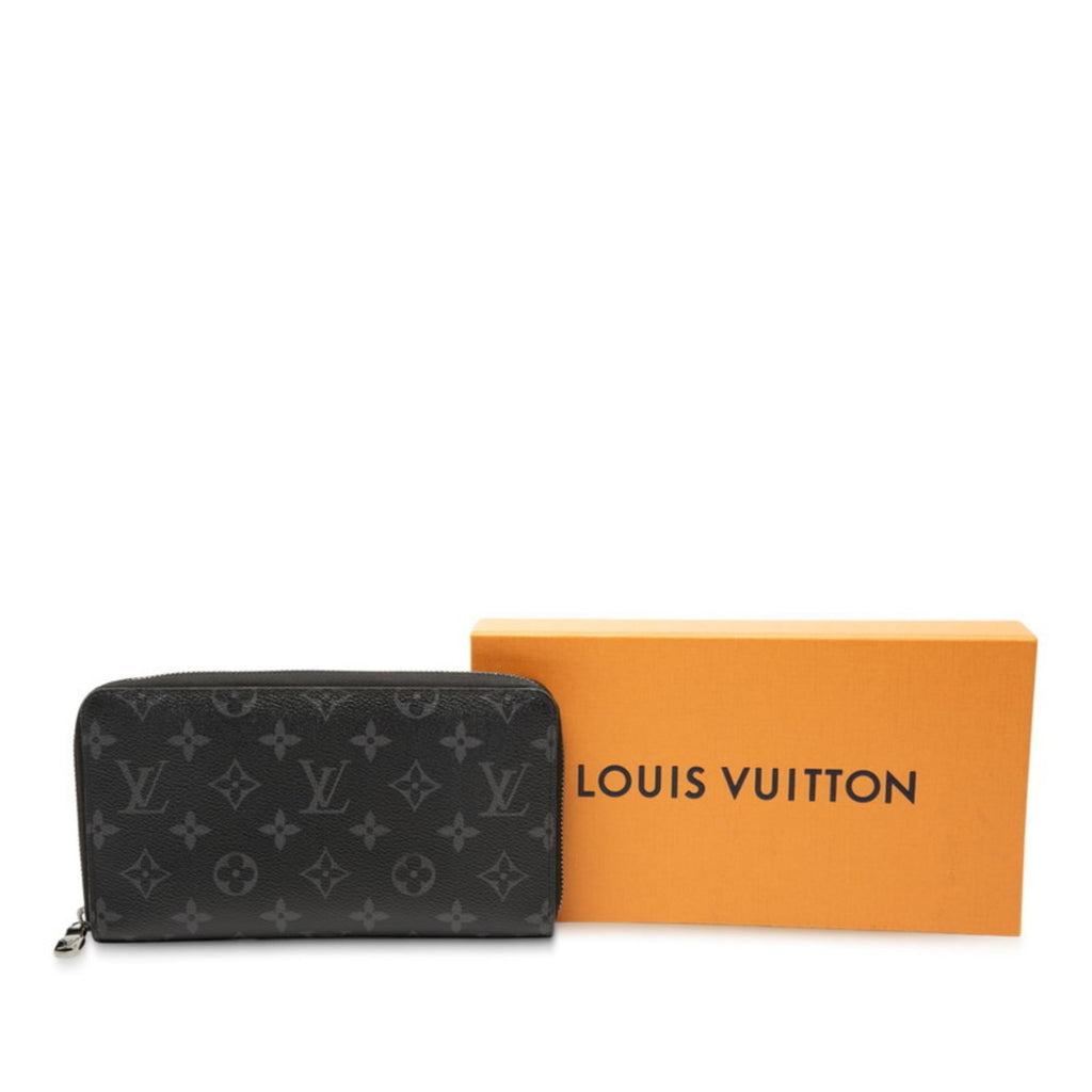 Louis Vuitton Black Pvc Leather Long Wallet