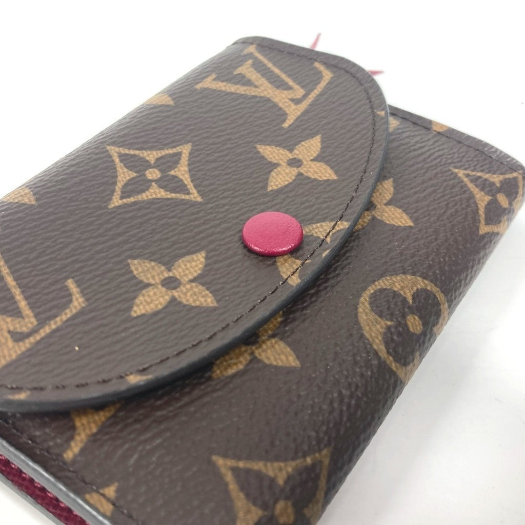 Louis Vuitton Brown Pink Metal Wallet