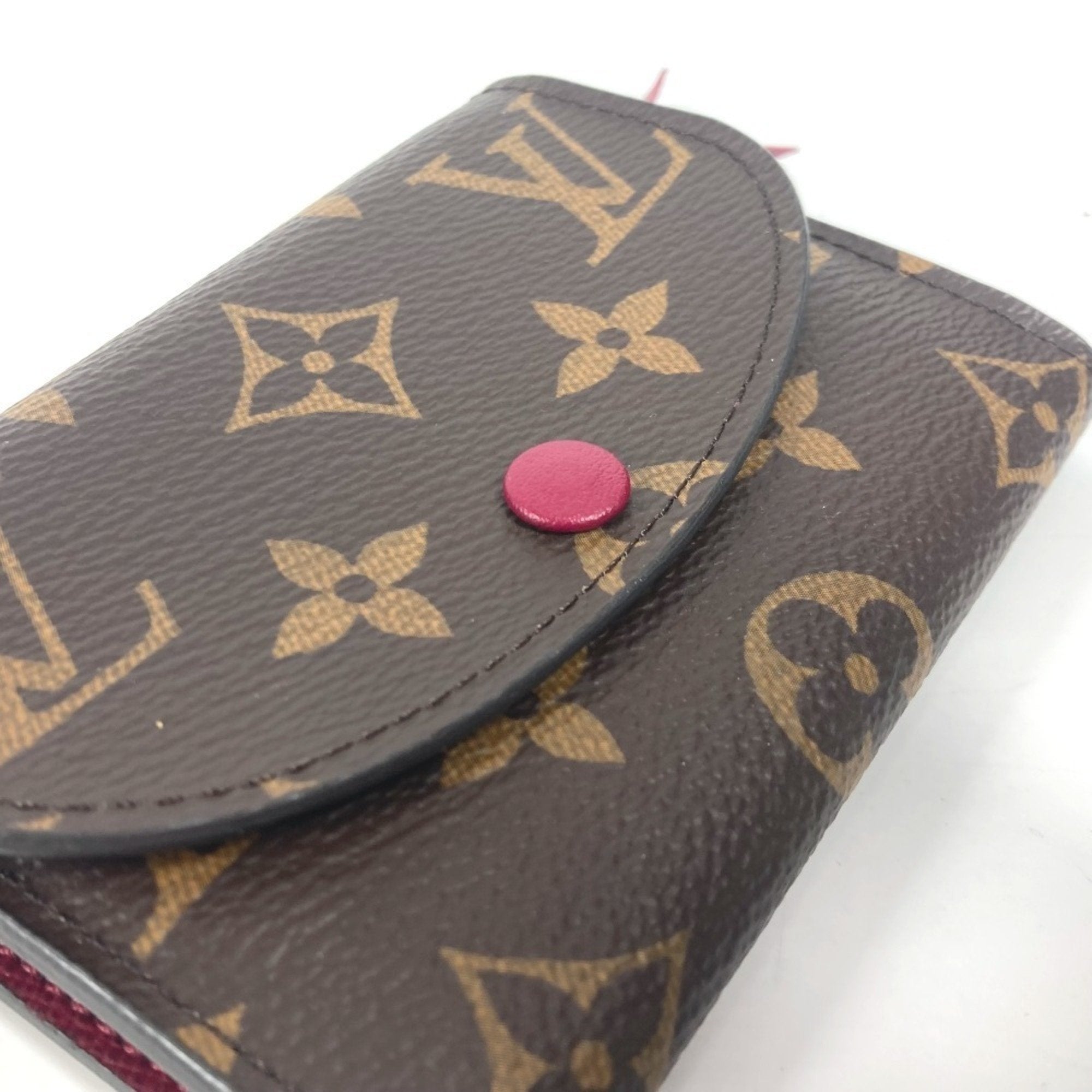 Louis Vuitton Brown Pink Metal Wallet