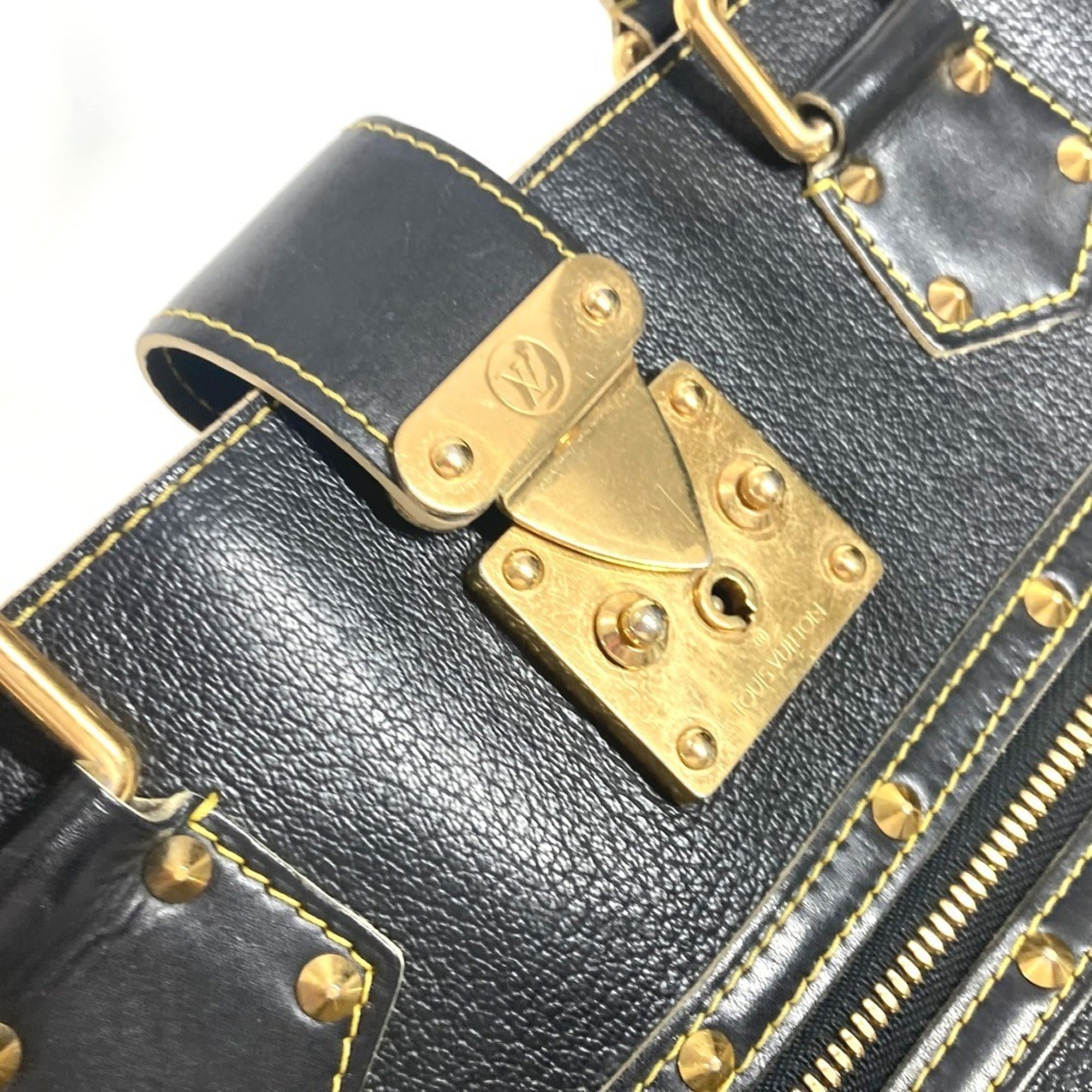 Louis Vuitton Suhali Black Suhali Leather Shoulder Bag Tote Bag