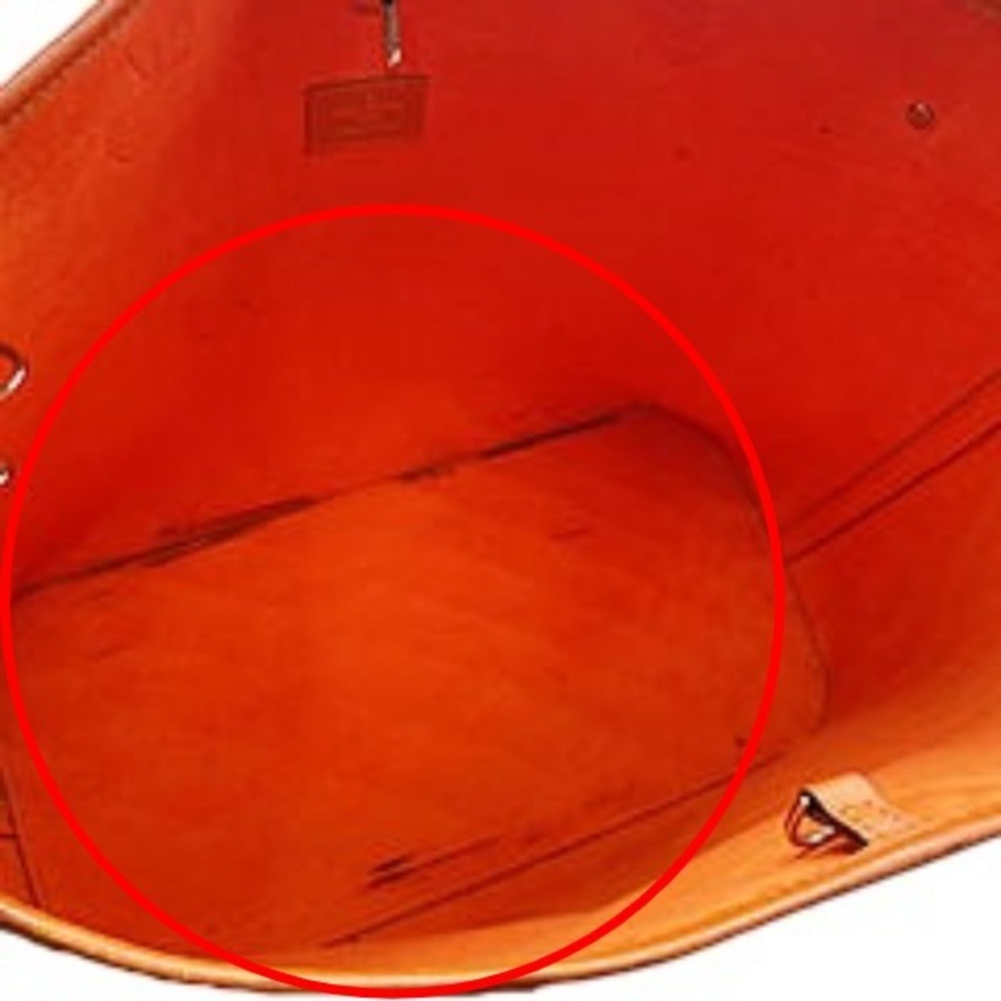 Louis Vuitton Orange Epi Leather Tote Bag
