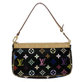 Louis Vuitton Multi-Color Noir Monogram Multicolore Handbag Pochette