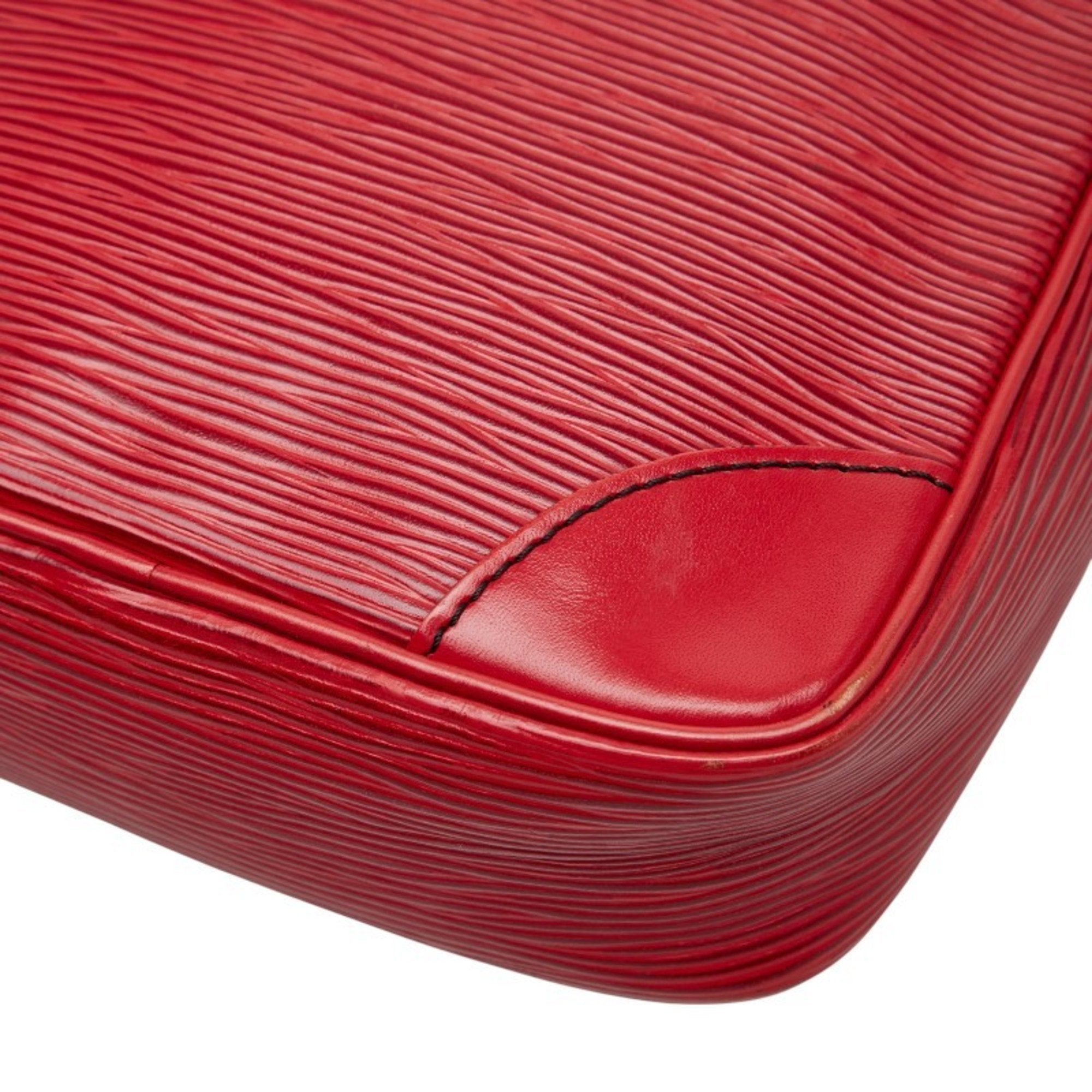 Louis Vuitton Castilian Red Leather Shoulder Bag