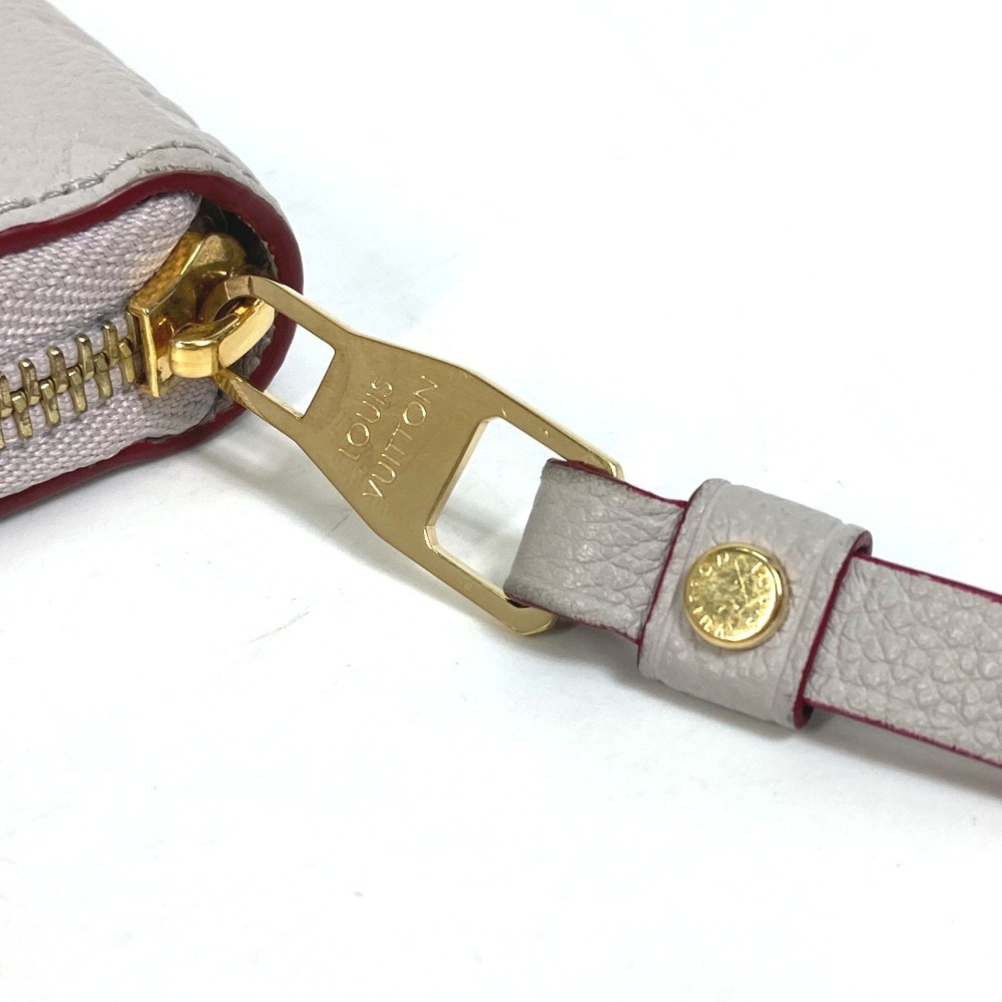 Louis Vuitton Monogram Empreinte Gray Monogram Empreinte Long Wallet