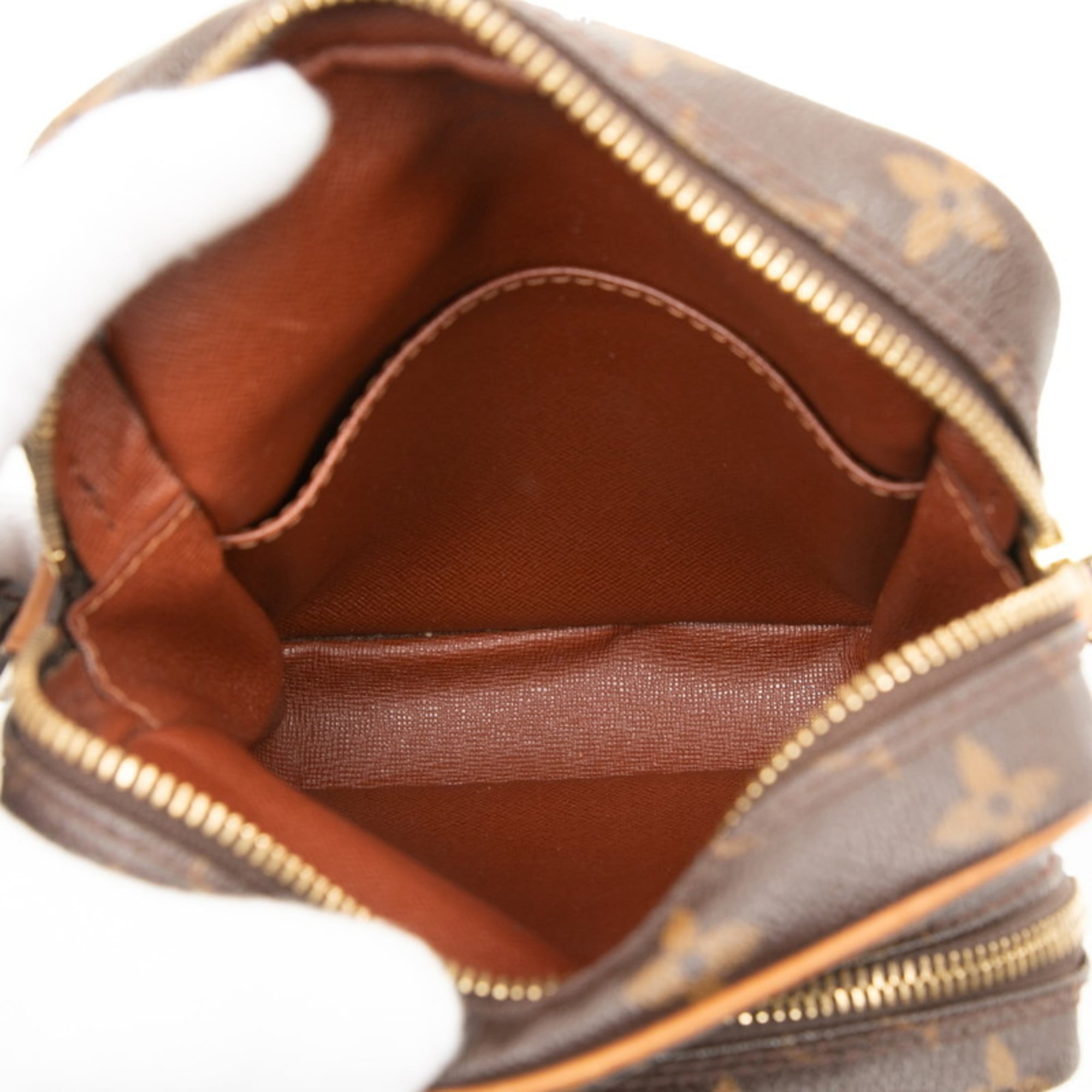 Louis Vuitton Brown Pvc Leather Shoulder Bag