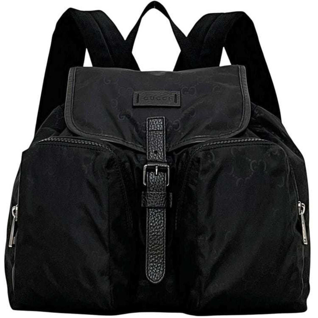 Gucci Black Nylon Backpack (Pre-Owned)