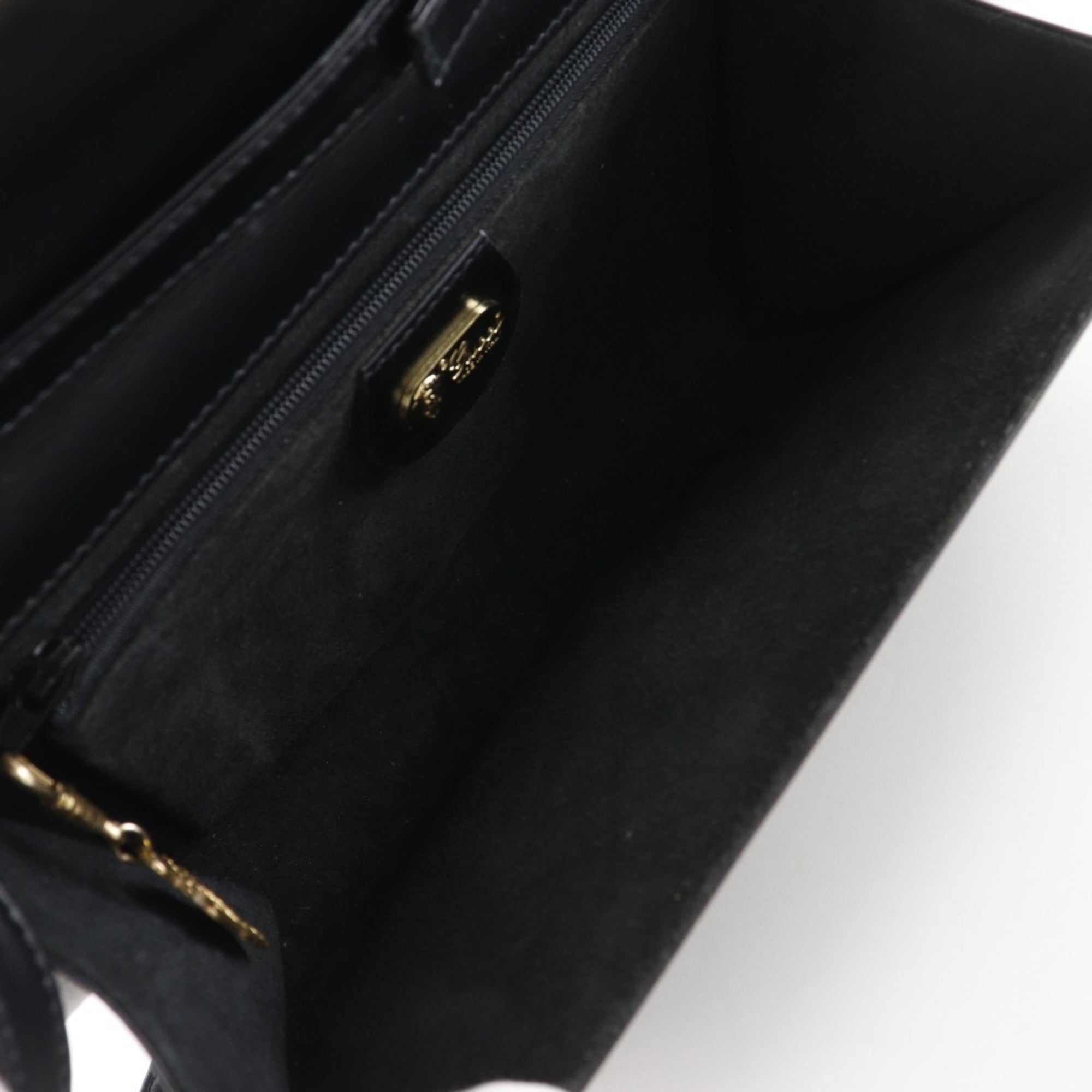 Gucci Black Leather Shoulder Bag (Pre-Owned)