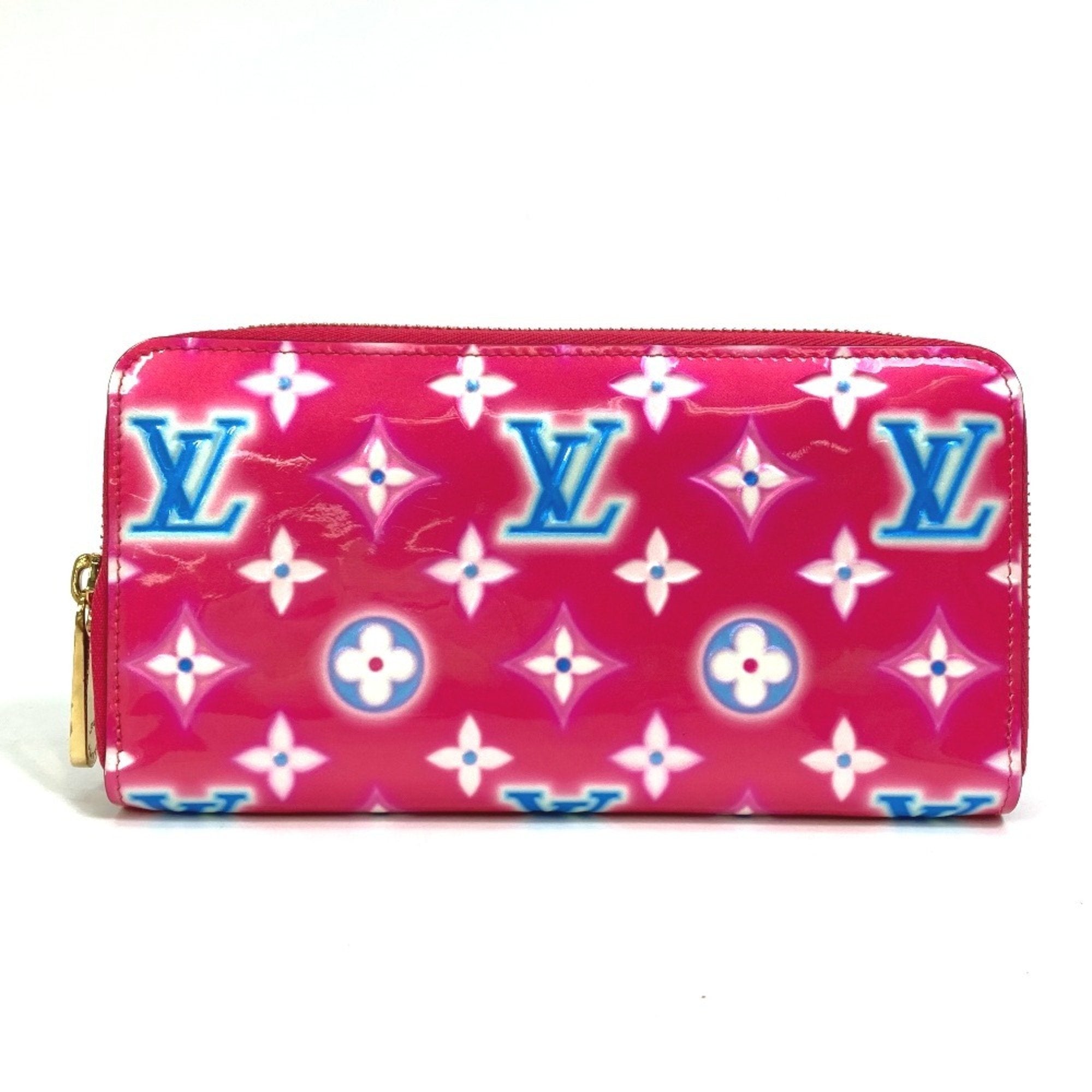 Louis Vuitton Monogram Vernis Pink Monogram Vernis Long Wallet