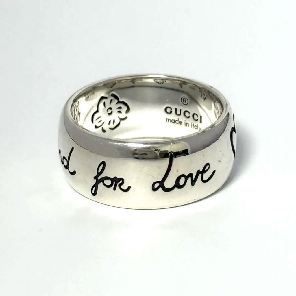 Gucci Silver 925 Band Ring (Pre-Owned)