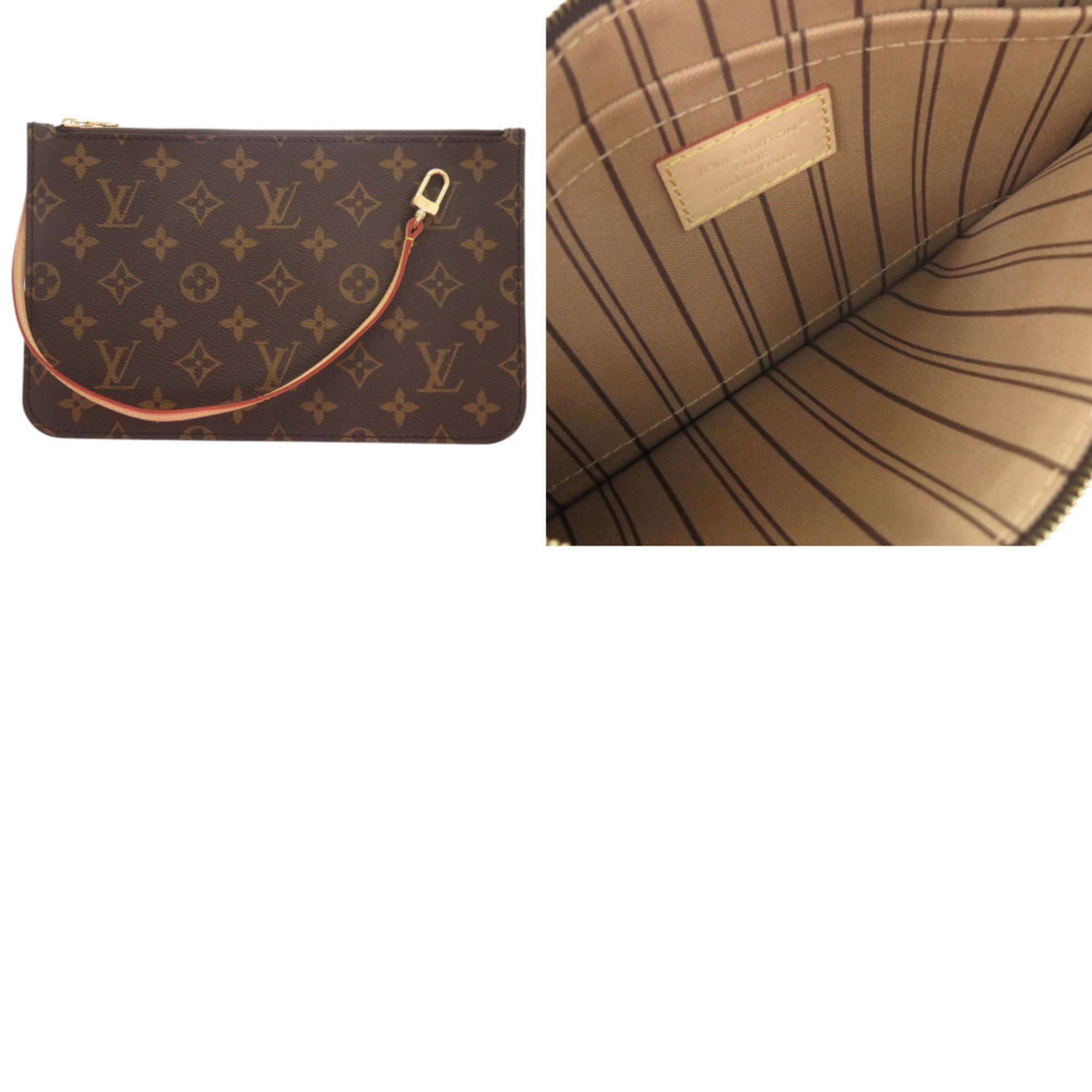 Louis Vuitton Brown Monogram Pouch Tote Bag
