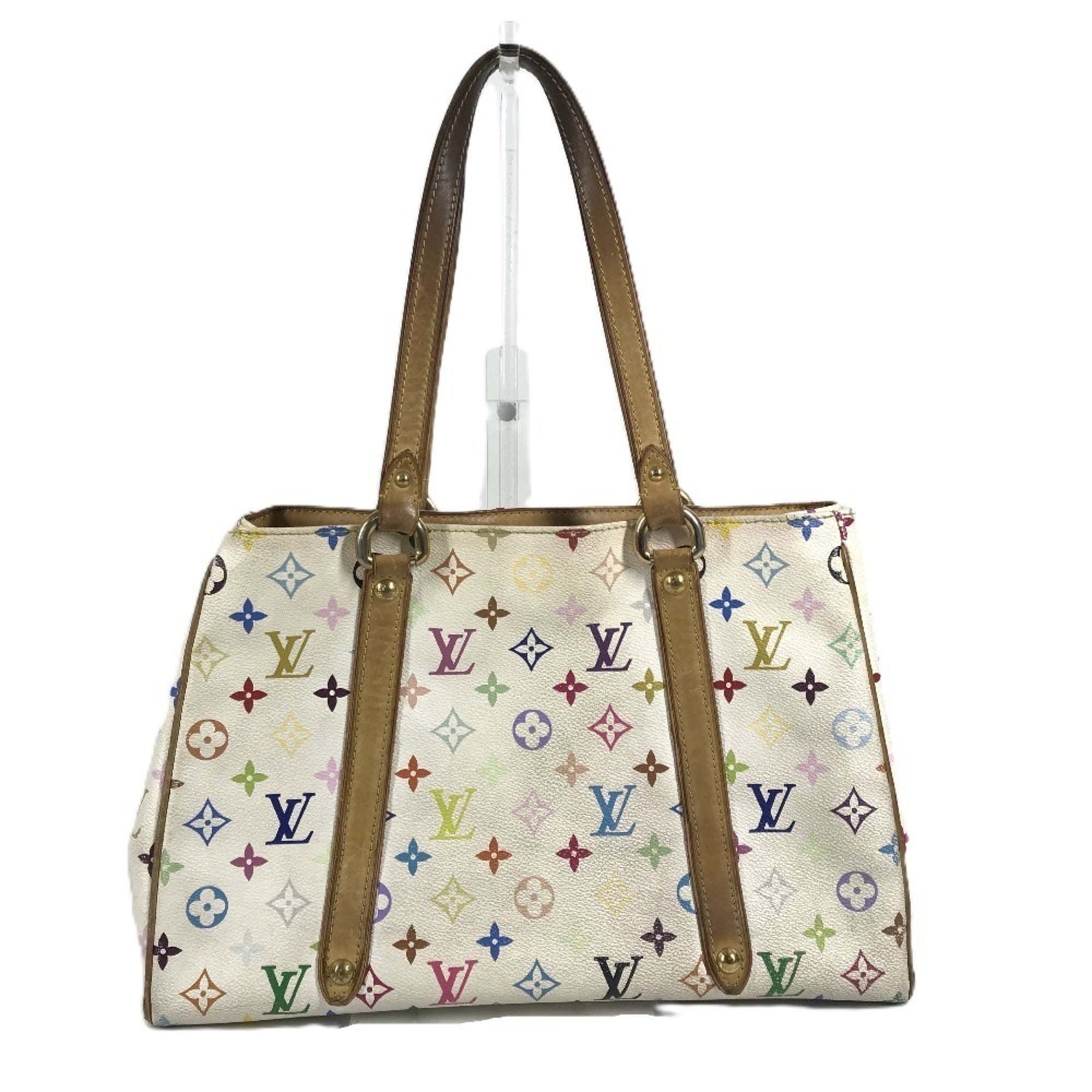 Louis Vuitton Blanc Monogram Multicolore Shoulder Bag Tote Bag