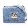 Louis Vuitton Blue Light Blue White Epi Leather Shoulder Bag