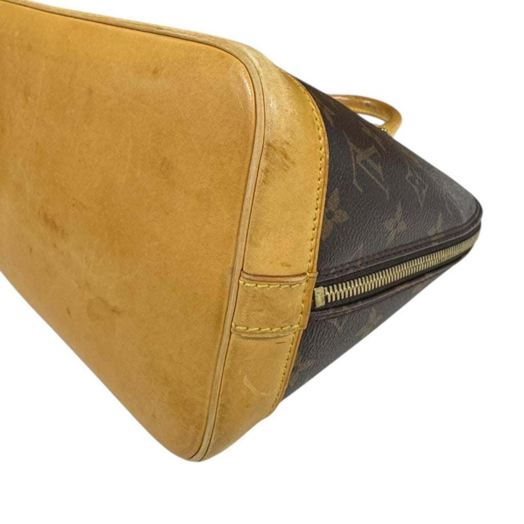 Louis Vuitton Brown Monogram Canvas Handbag