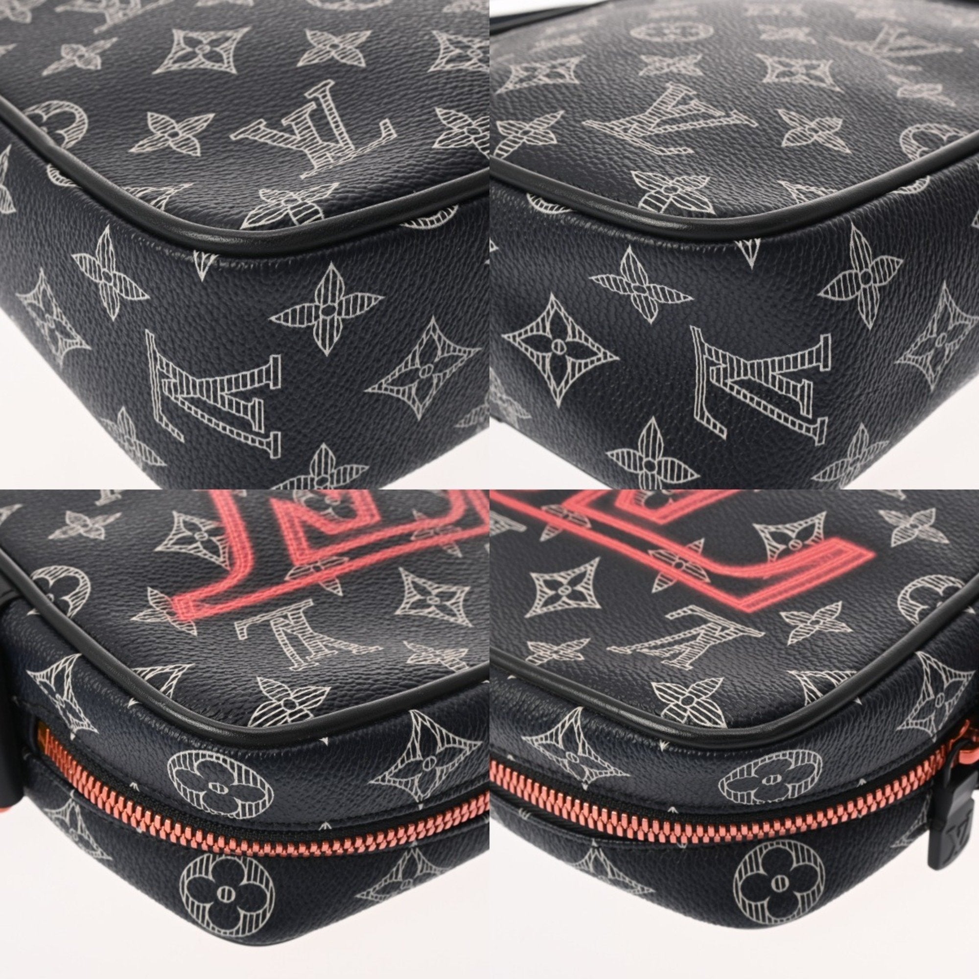 Louis Vuitton Navy Monogram Canvas Shoulder Bag