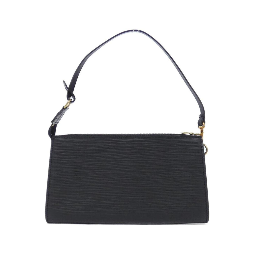 Louis Vuitton Black Leather Pochette Pouch