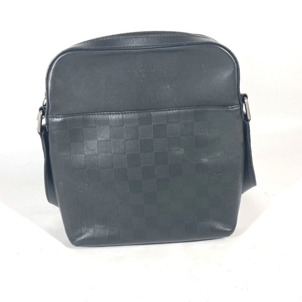 Louis Vuitton Black Galle Onyx Damier Infini Pochette Shoulder Bag