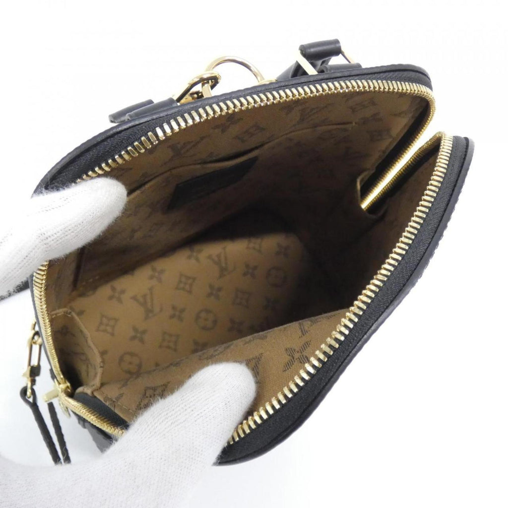 Louis Vuitton Black Leather Backpack