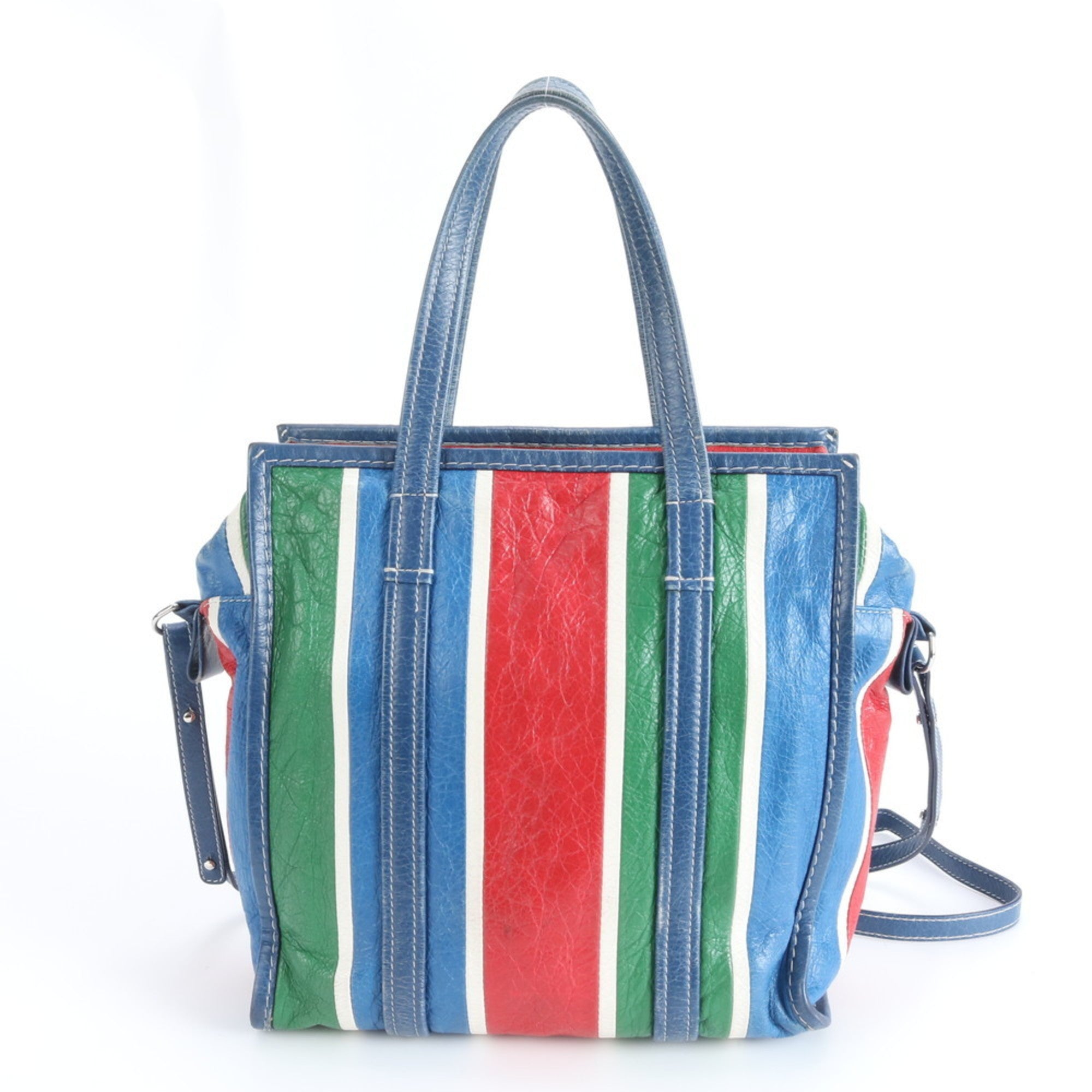 Balenciaga Multi-Color Leather Handbag Tote