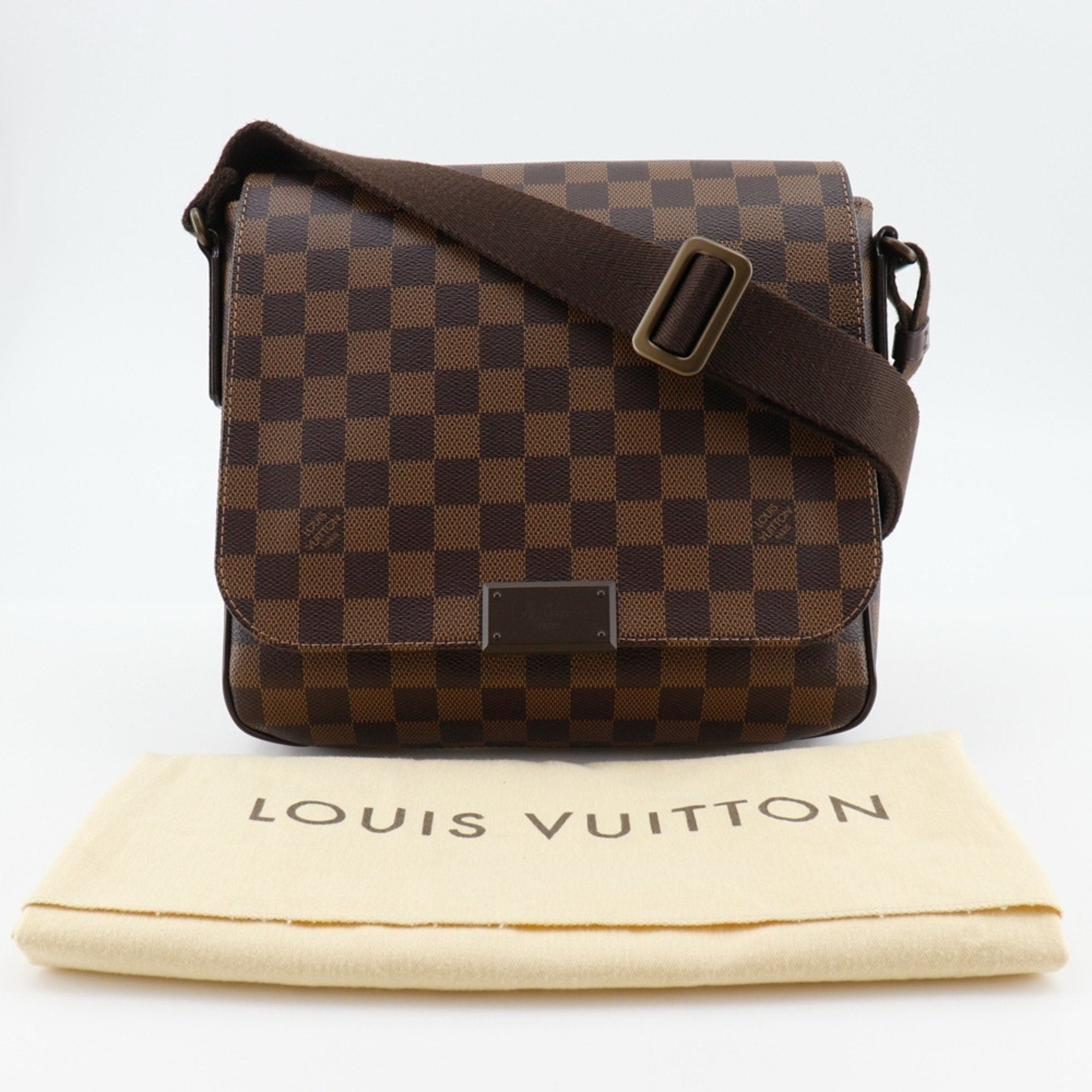 Louis Vuitton Brown Damier Canvas Shoulder Bag