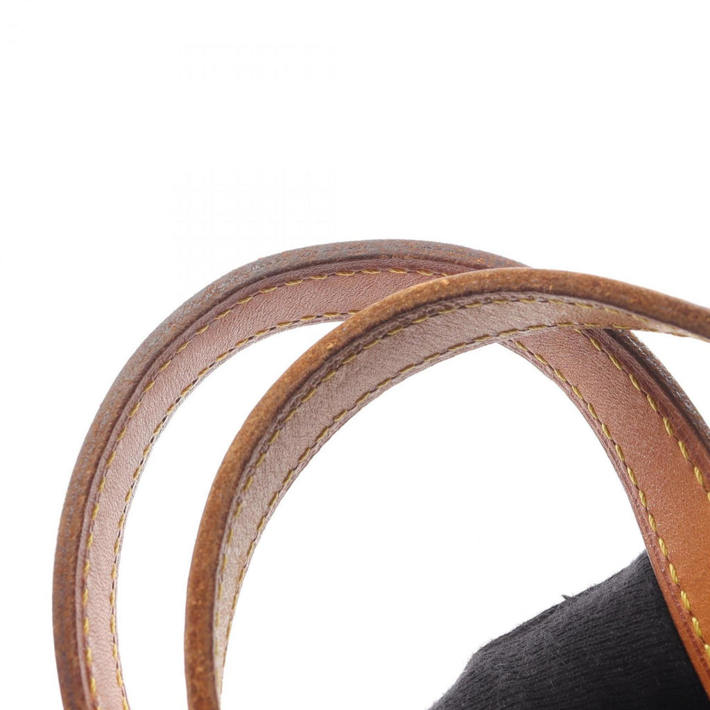 Louis Vuitton Monogram Brown Coated Canvas Leather Handbag