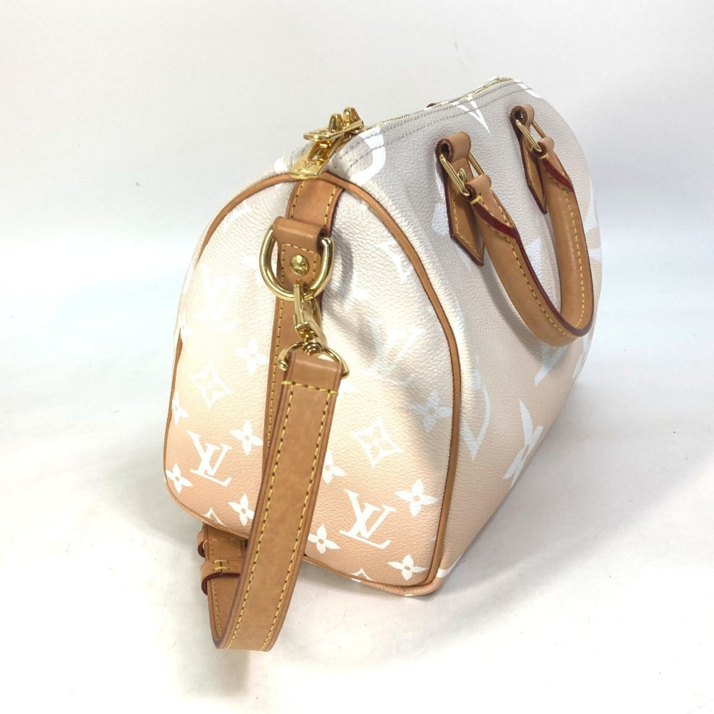 Louis Vuitton Orange Monogram Boston Bag Handbag Shoulder Bag