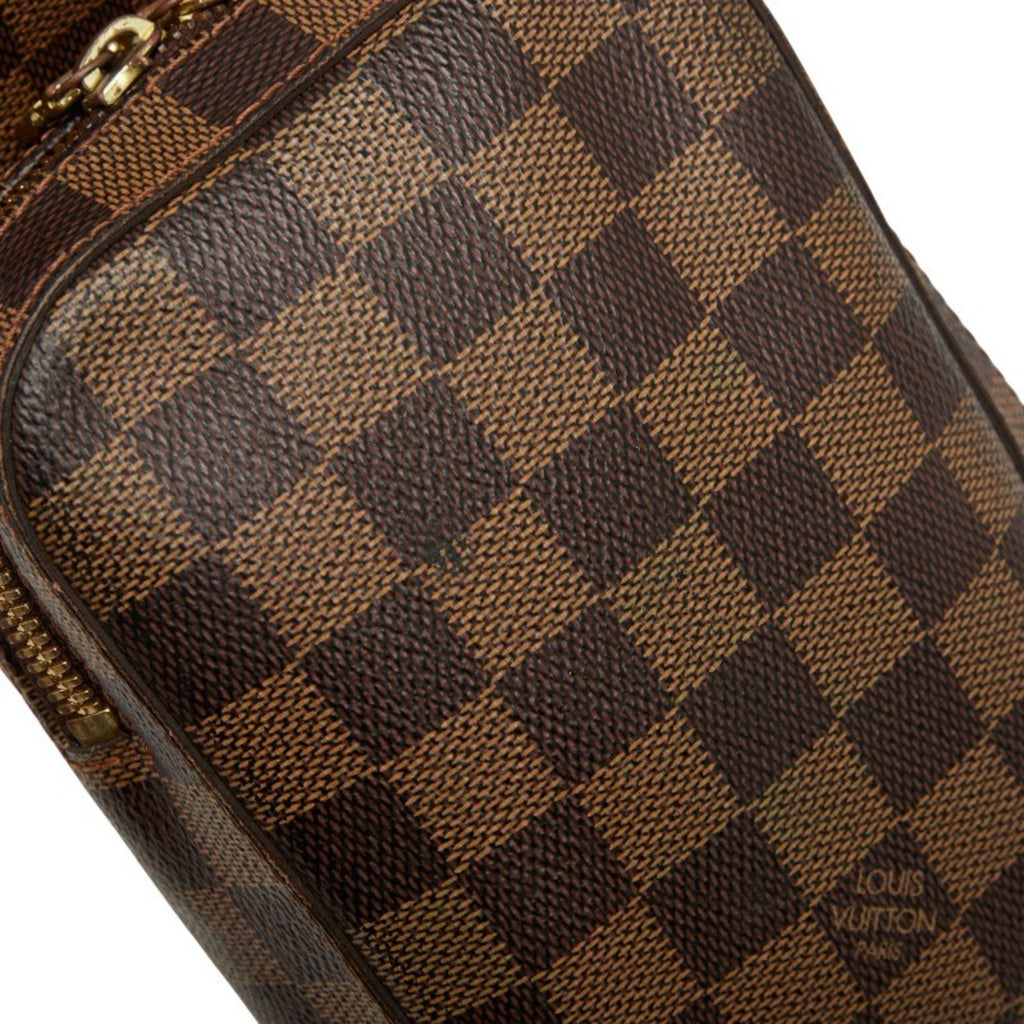Louis Vuitton Damier Brown Pvc Leather Shoulder Bag Sling Bag