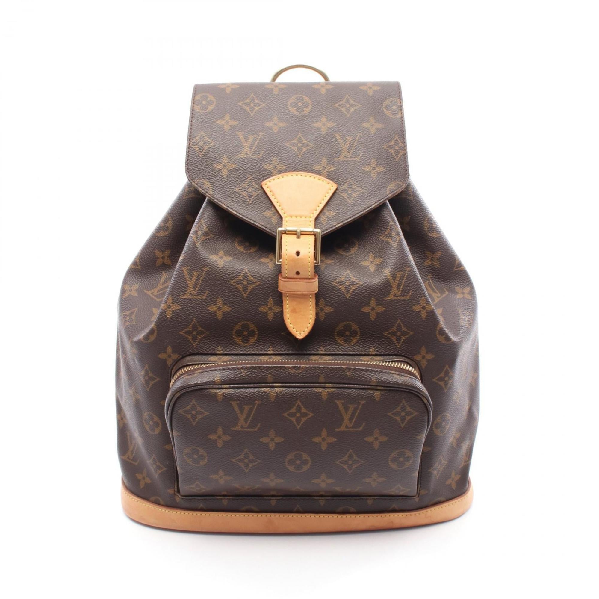Louis Vuitton Brown Monogram Coated Canvas Backpack