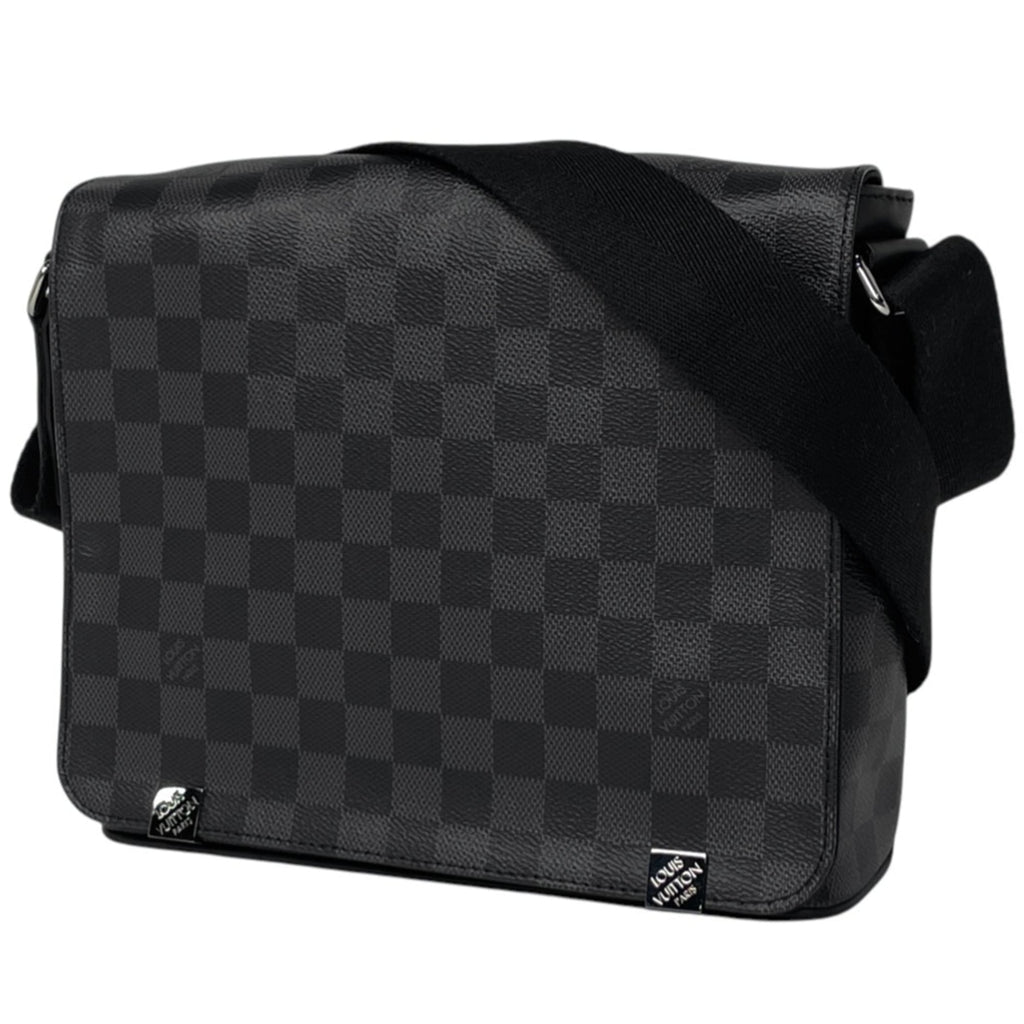 Louis Vuitton Black Noir Damier Graphite Shoulder Bag