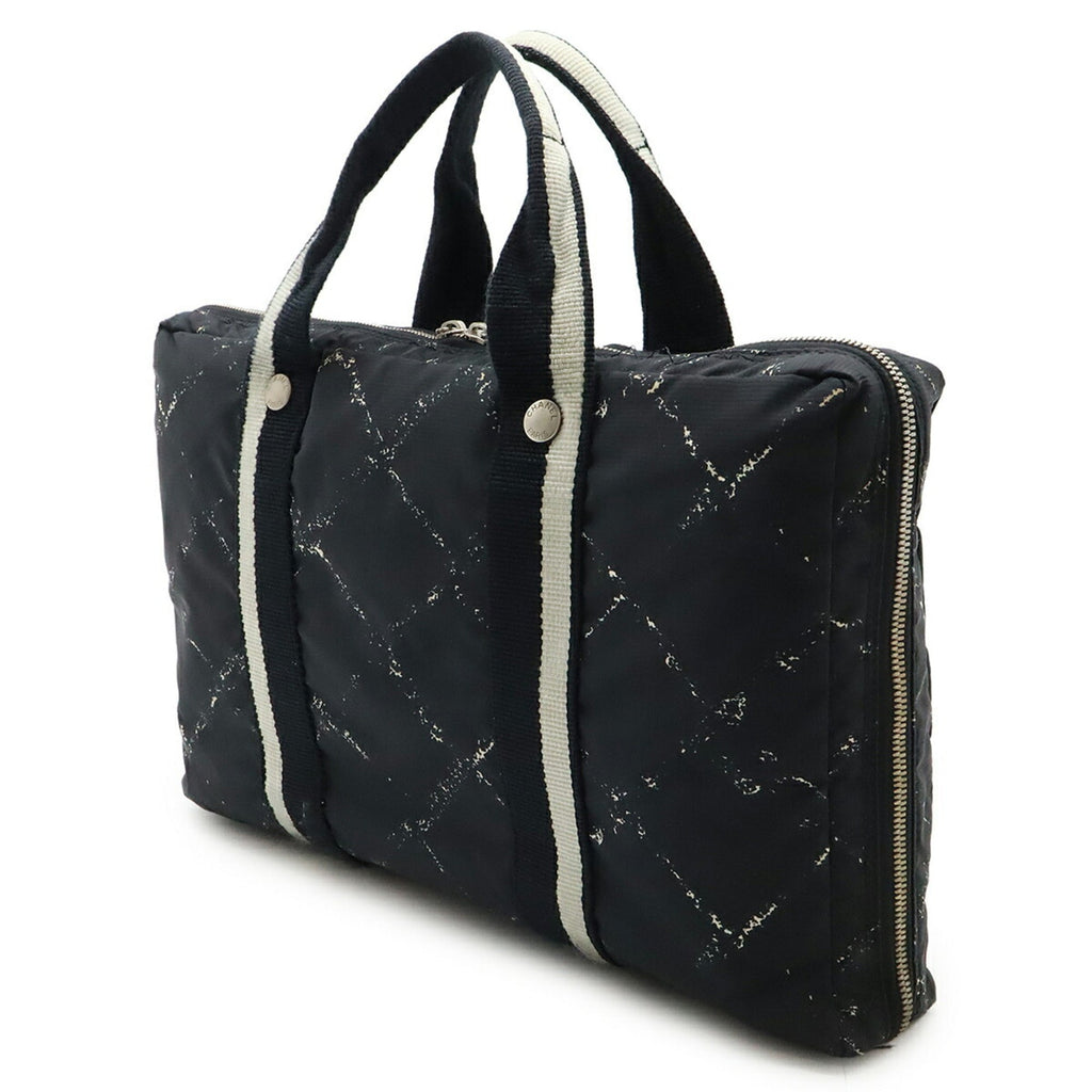 Chanel Travel Line Black Red Color Travel Line Handbag Tote Bag