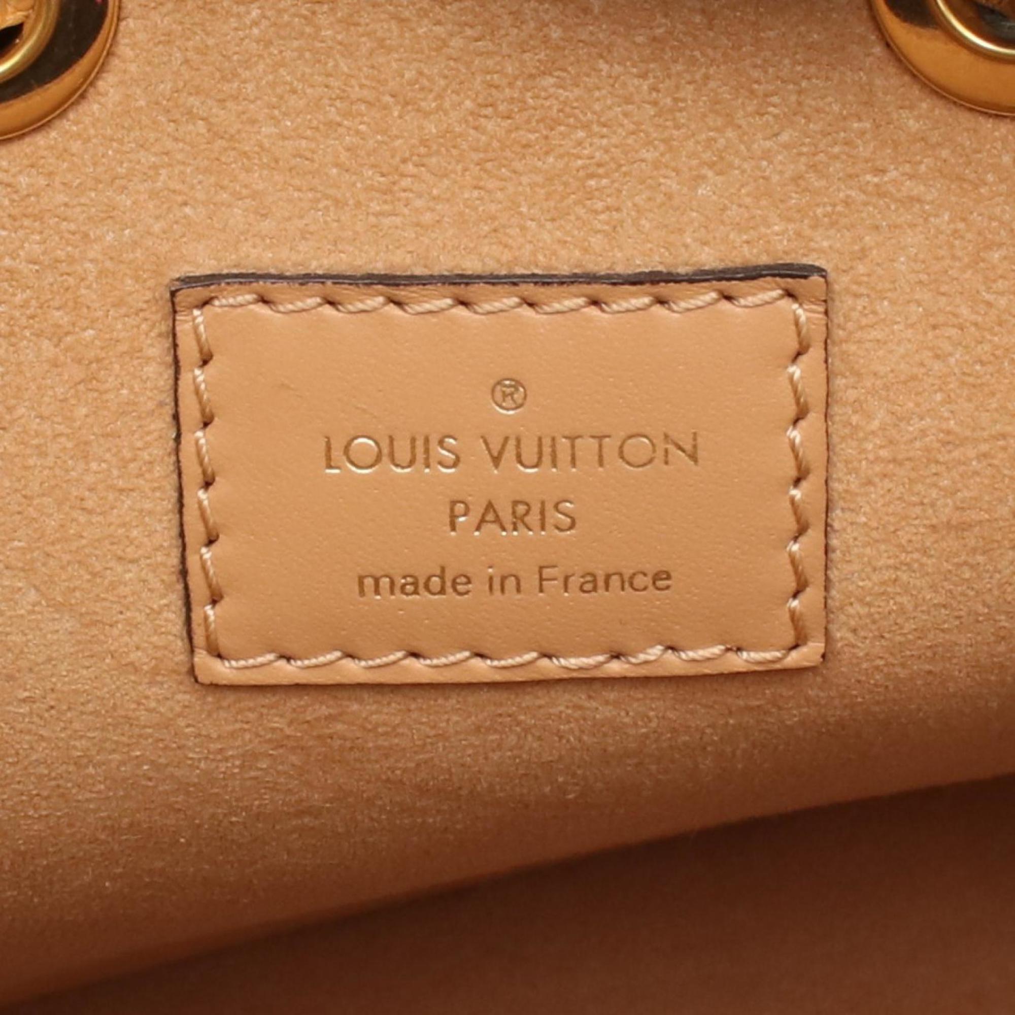 Louis Vuitton Brown Ivory Monogram Empreinte Shoulder Bag