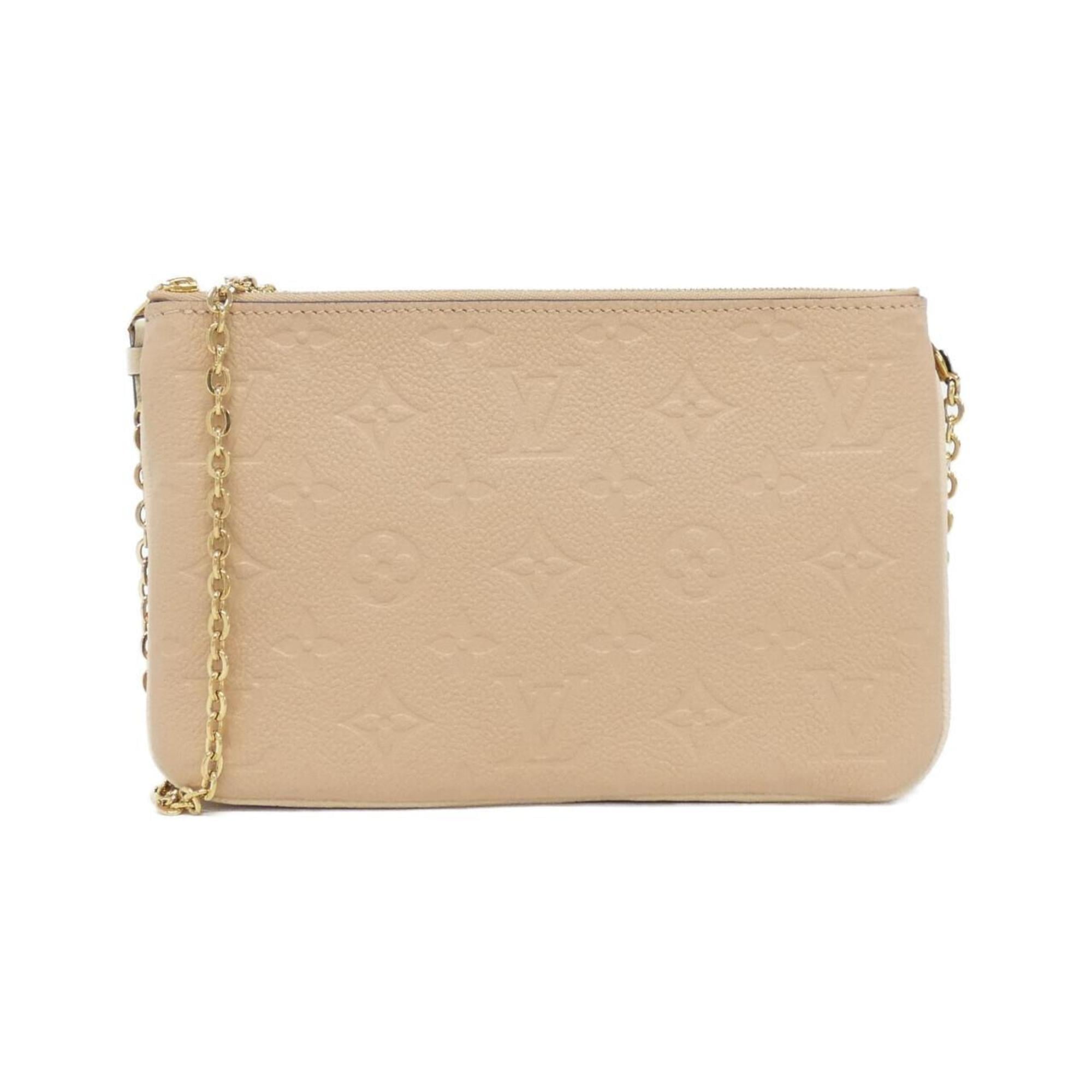 Louis Vuitton Beige Leather Pochette Shoulder Bag