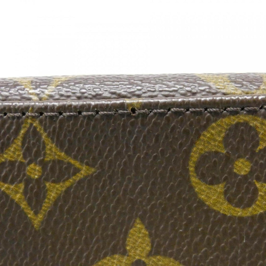Louis Vuitton Brown Coated Canvas Shoulder Bag