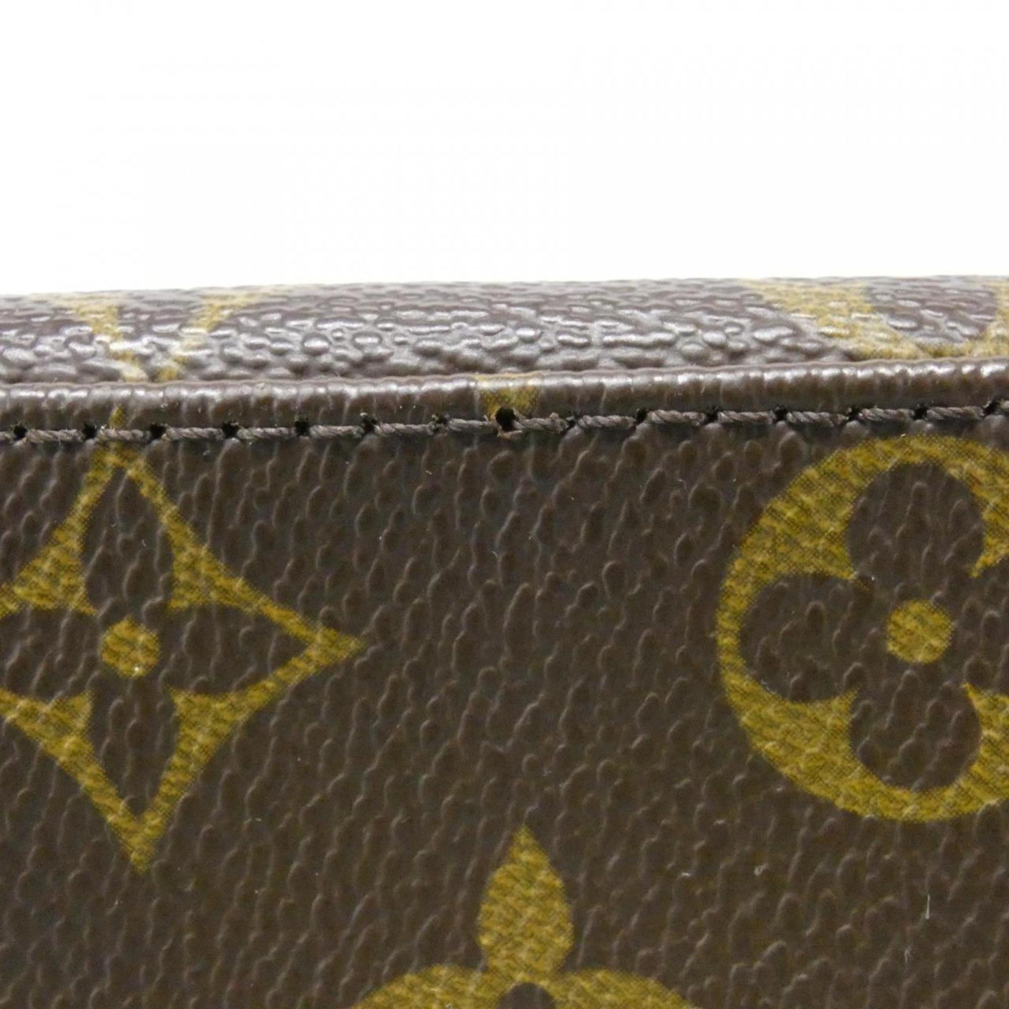 Louis Vuitton Brown Coated Canvas Shoulder Bag
