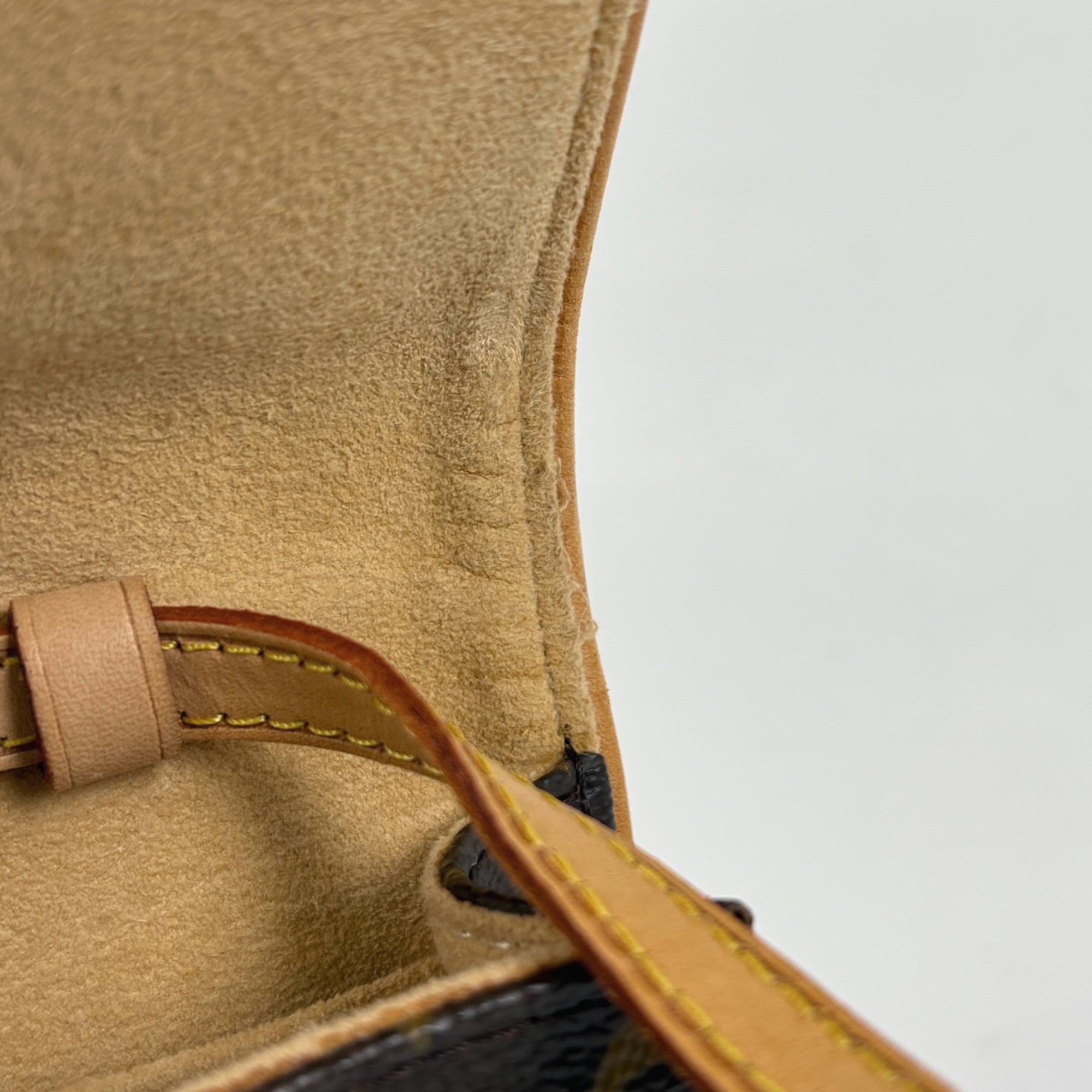 Louis Vuitton Brown Monogram Monogram Leather Clutch Bag Pochette Shoulder Bag