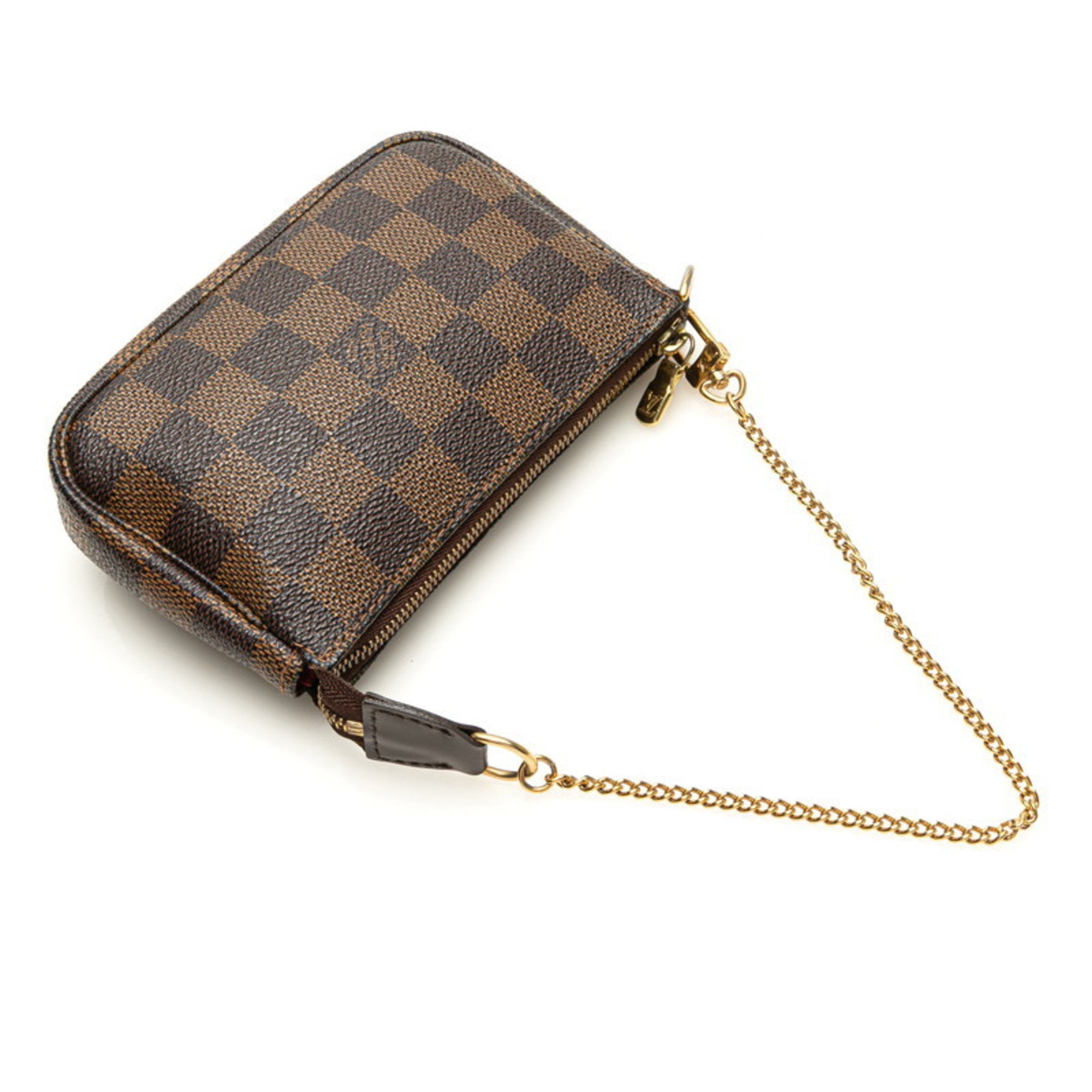 Louis Vuitton Damier Brown Pvc Leather Handbag Pochette