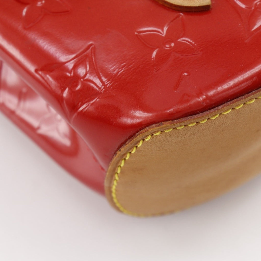 Louis Vuitton Red Color Monogram Vernis Tote Bag