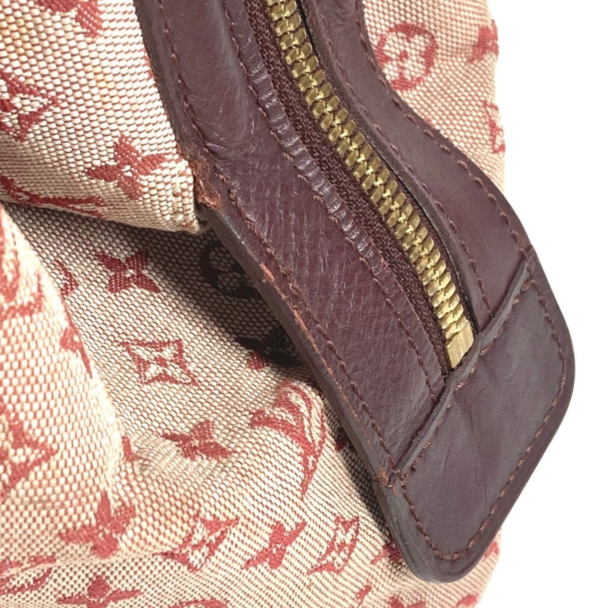 Louis Vuitton Cerise Monogram Red Color Monogram Mini Boston Bag Handbag