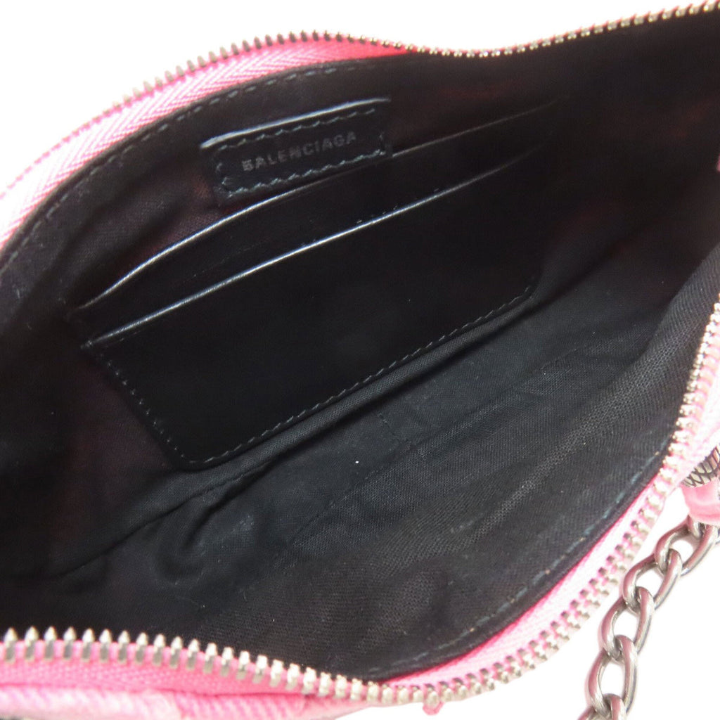 Balenciaga Pink Canvas Hand