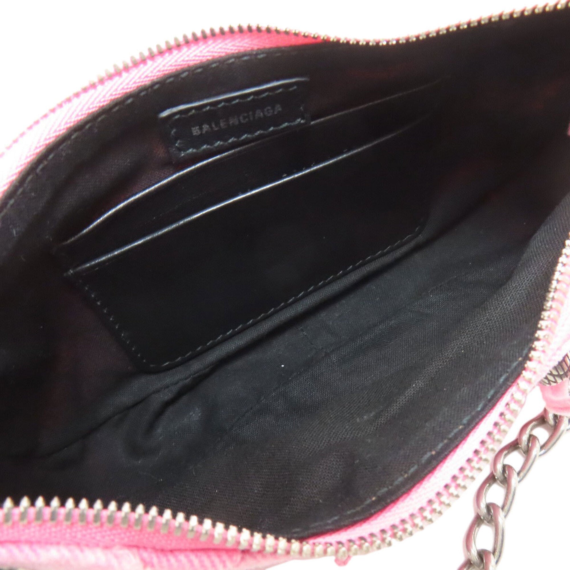 Balenciaga Pink Canvas Hand