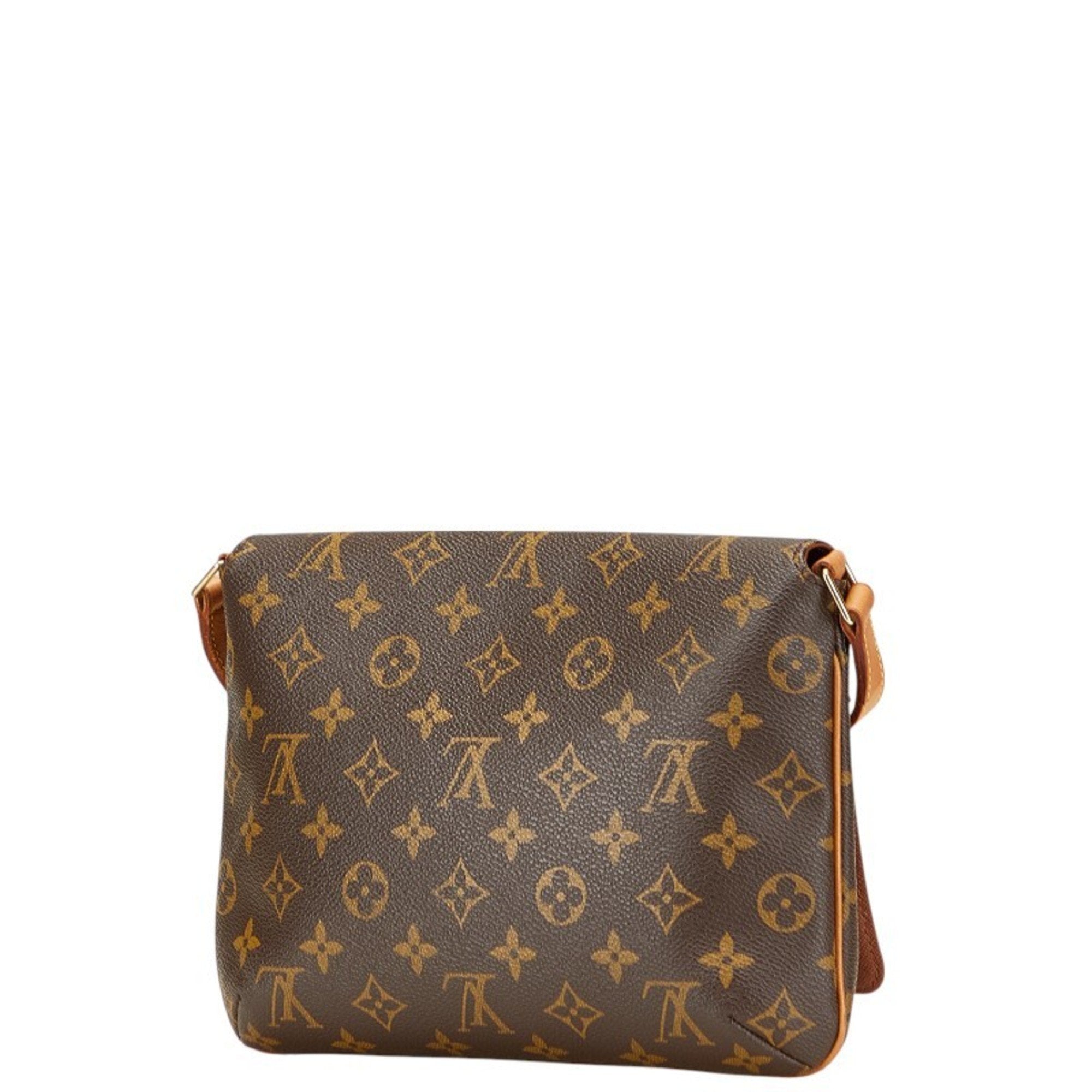 Louis Vuitton Monogram Brown Pvc Leather Handbag Shoulder Bag