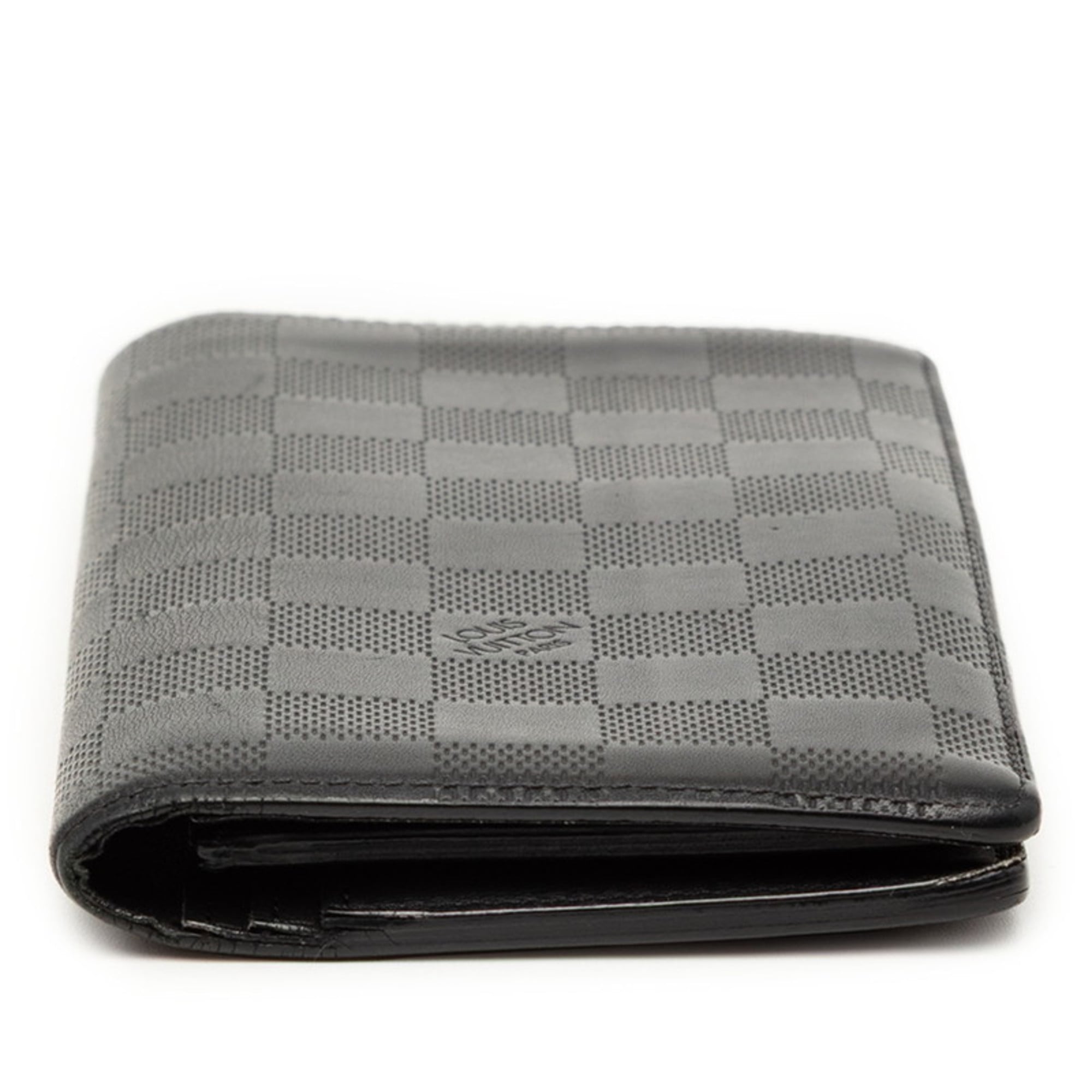 Louis Vuitton Black Onyx Leather Long Wallet
