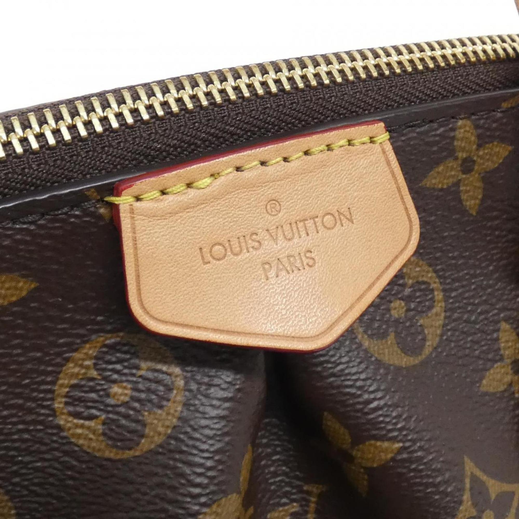 Louis Vuitton Marron Coated Canvas Handbag