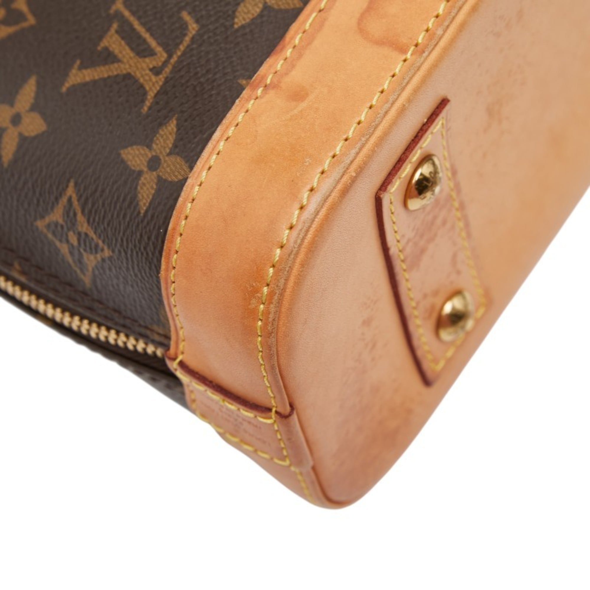 Louis Vuitton Monogram Brown Pvc Leather Handbag Shoulder Bag