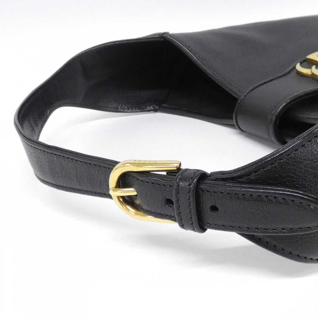 Gucci Black Leather Shoulder Bag (Pre-Owned)