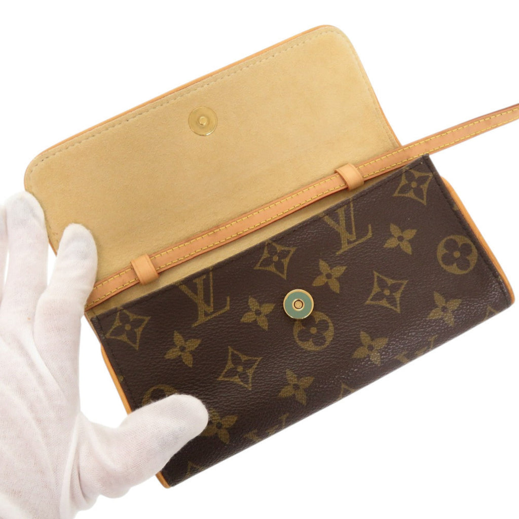 Louis Vuitton Monogram Brown Monogram Pochette Shoulder Bag