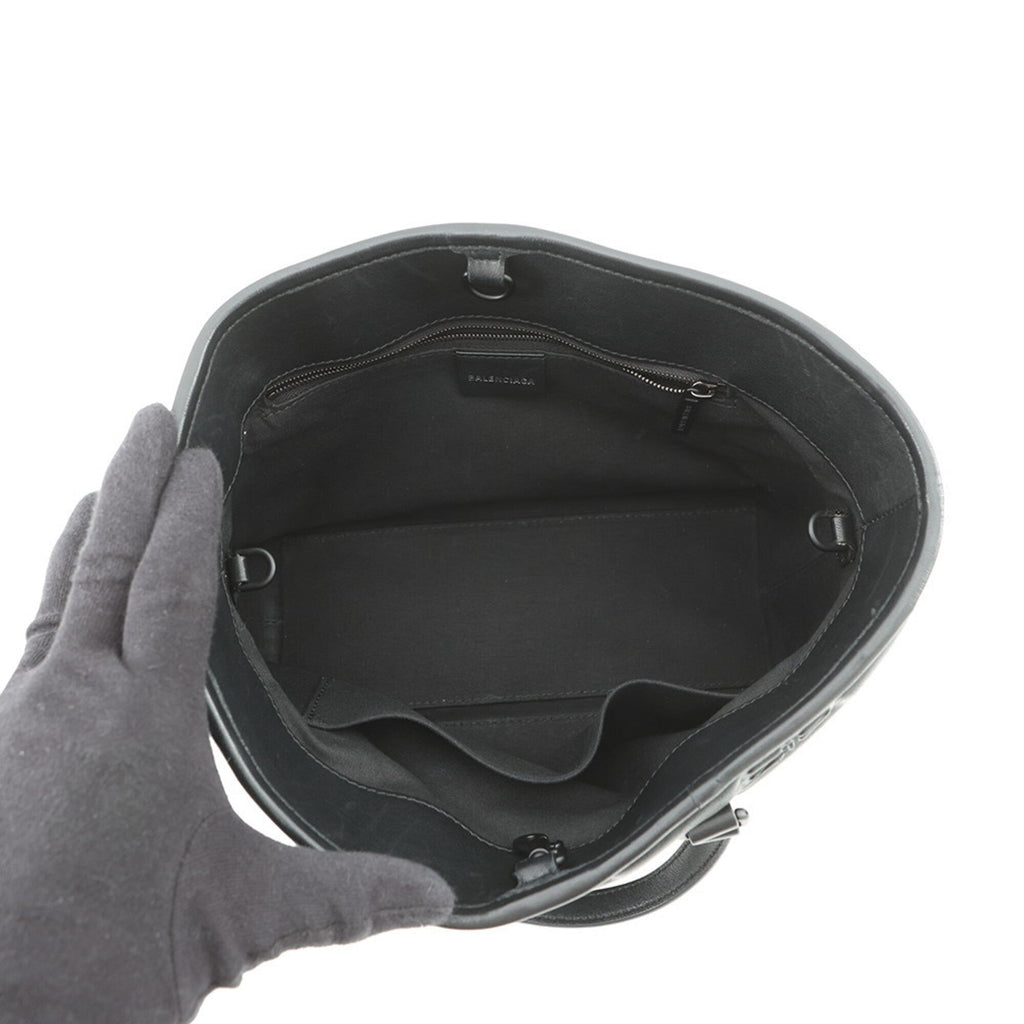 Balenciaga Black Leather Hand
