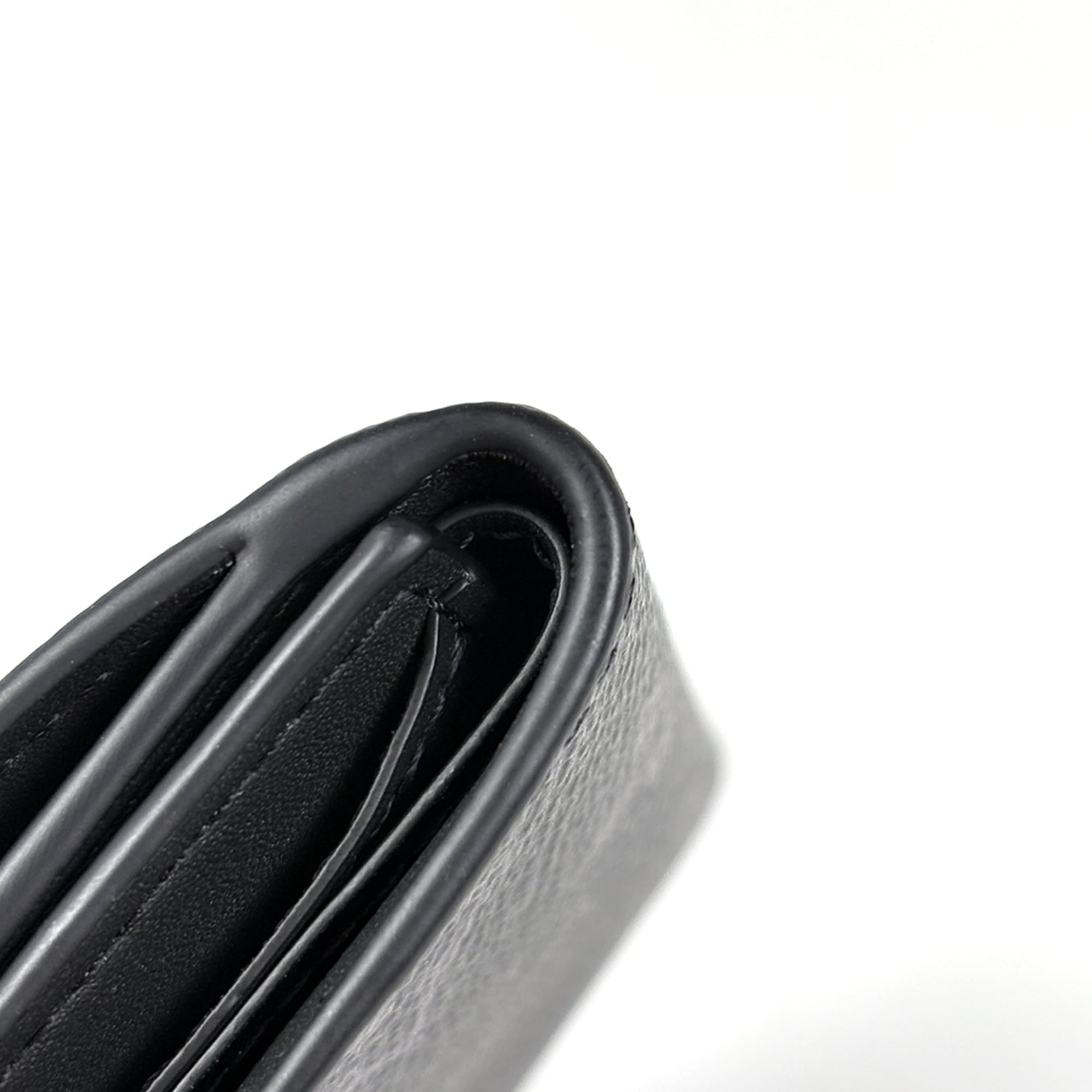 Louis Vuitton Black Monogram Eclipse Monogram Reverse Noir Monogram Eclipse Monogram Reverse Wallet (Tri-Fold)