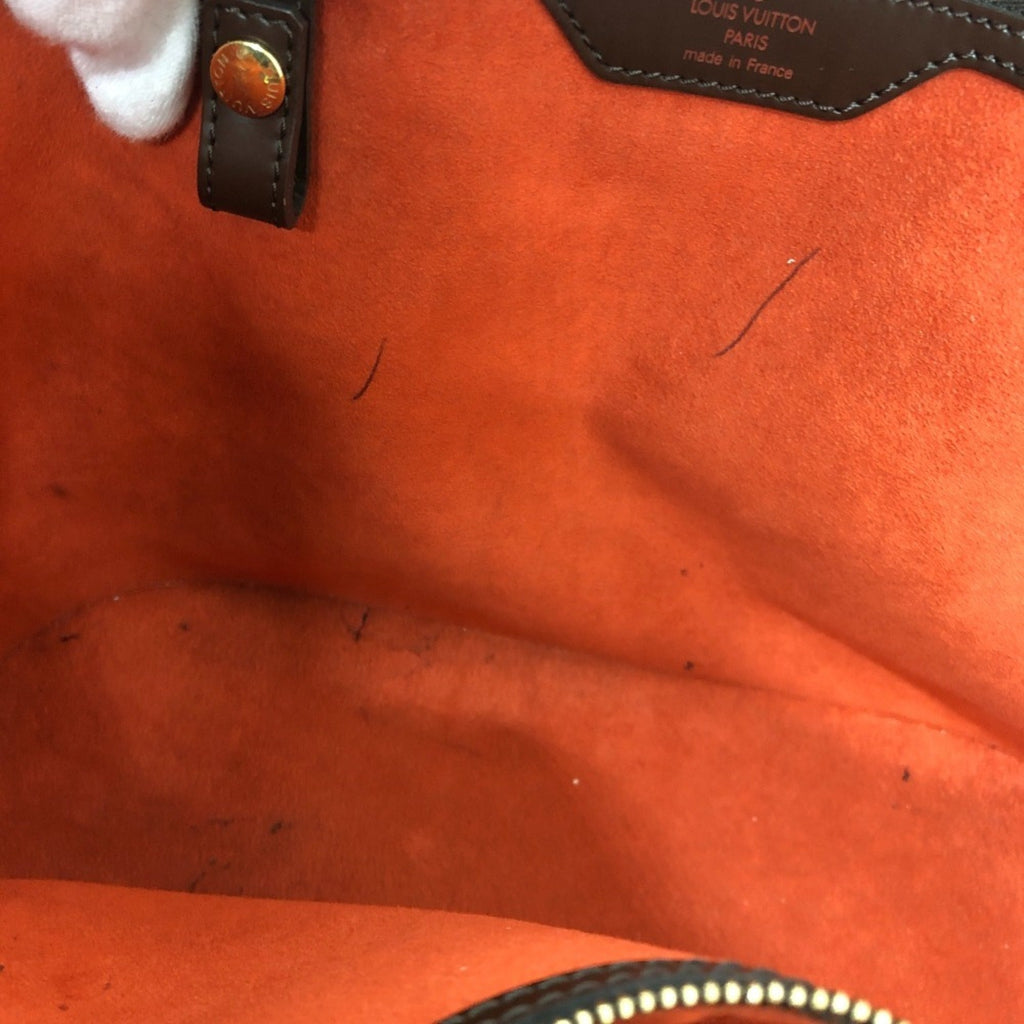 Louis Vuitton Ebene Damier Canvas Handbag Tote Bag