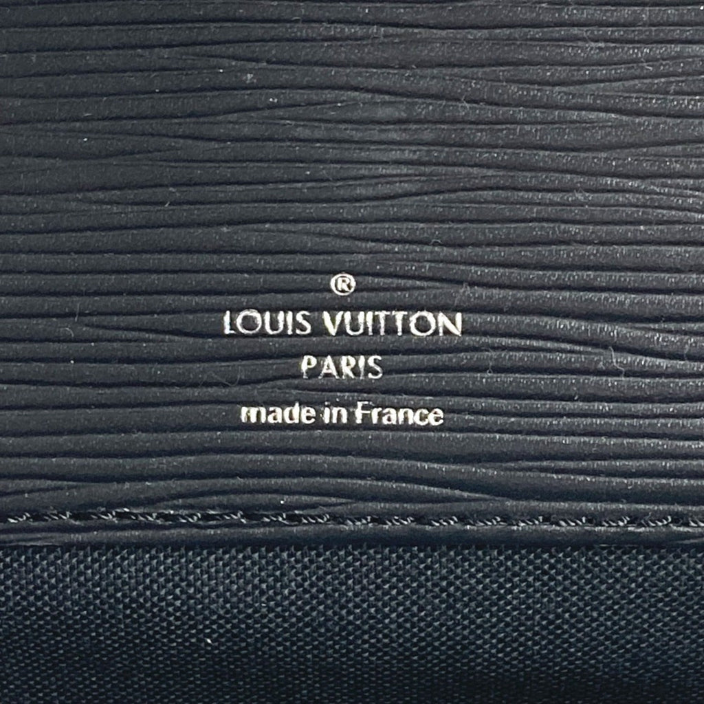 Louis Vuitton Black Noir Epi Leather Clutch Bag Pouch
