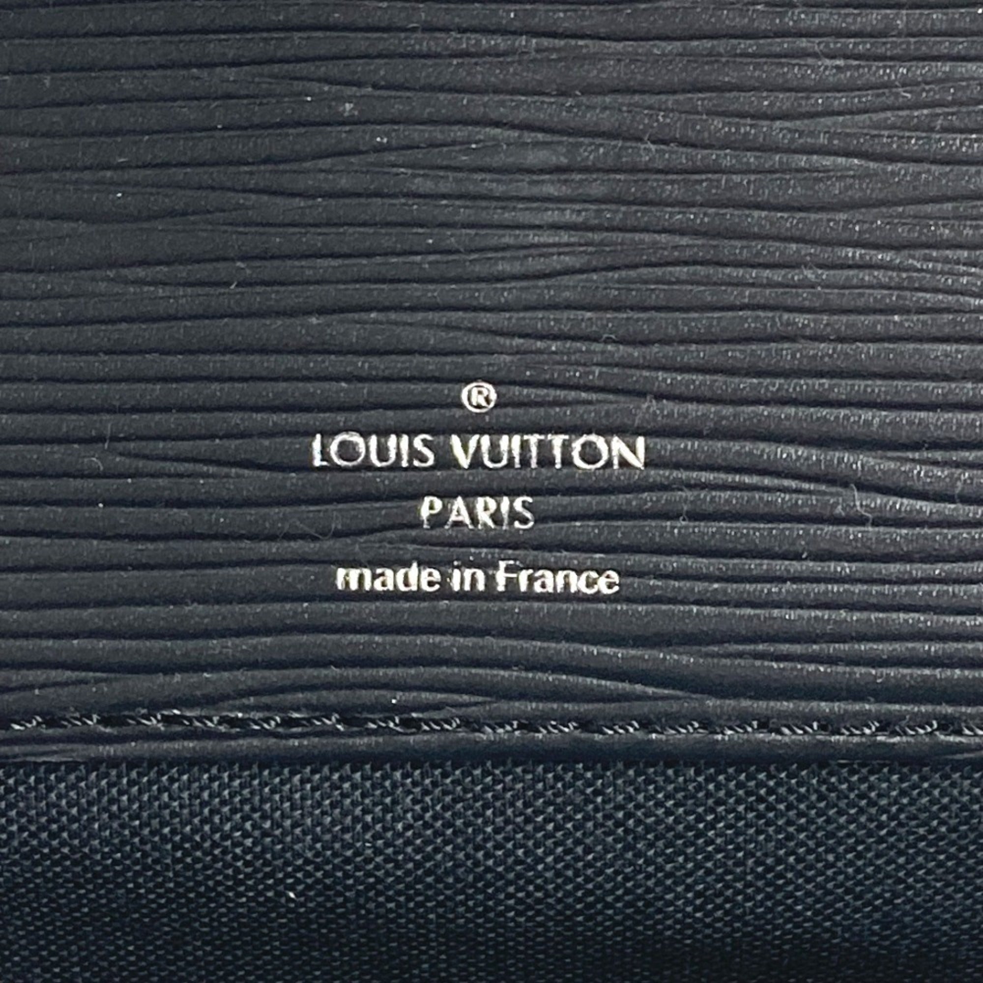 Louis Vuitton Black Noir Epi Leather Clutch Bag Pouch
